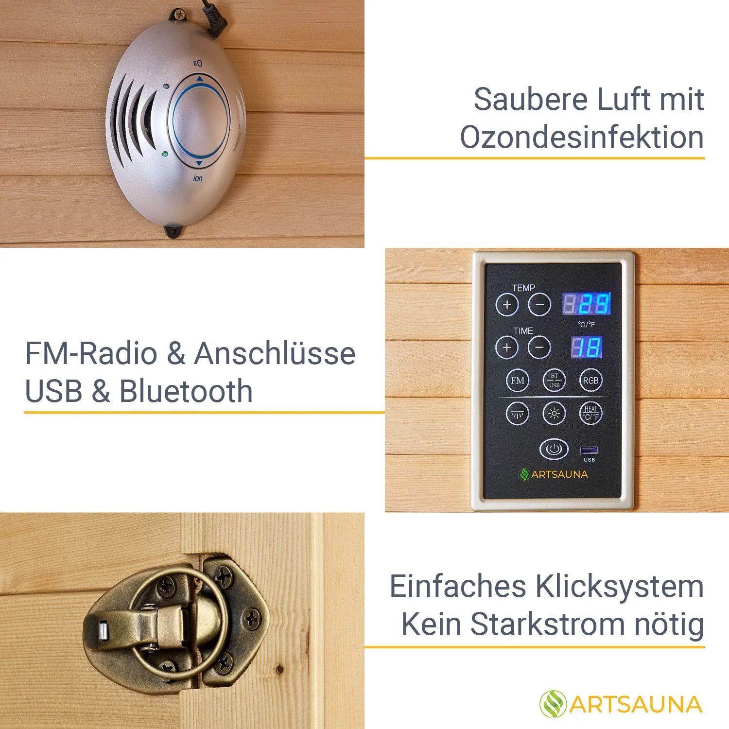 2025 Ruimtebesparende infraroodcabine Kiruna160 met dual-technologie