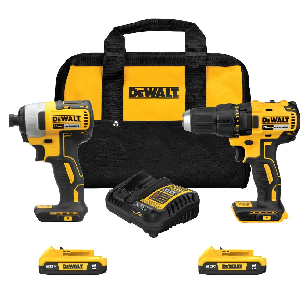 2025 DeWalt DCK277D2 20V MAX Brushless 2-Tool Combo Kit