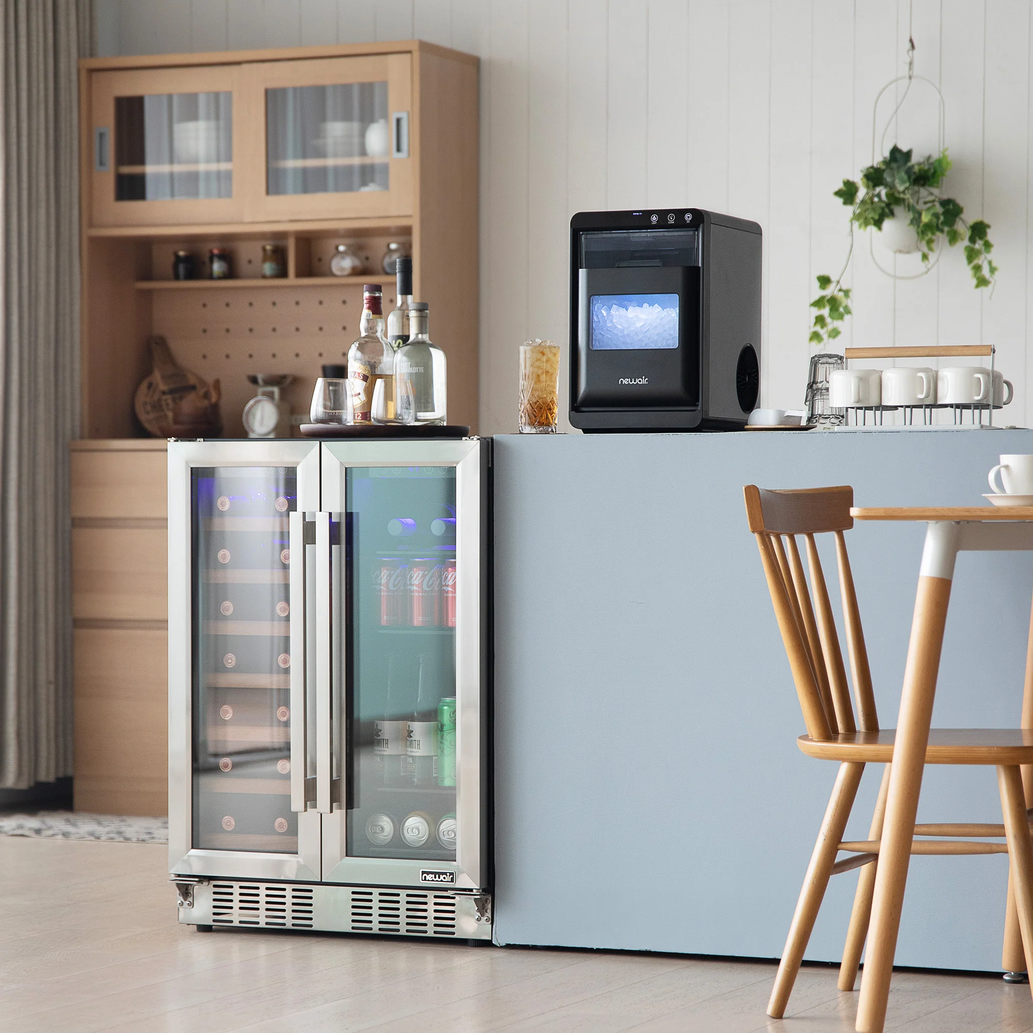 2025 Newair? Bovenblad Ijsmachine, Nugget Ijs, 44 lbs/24 uur