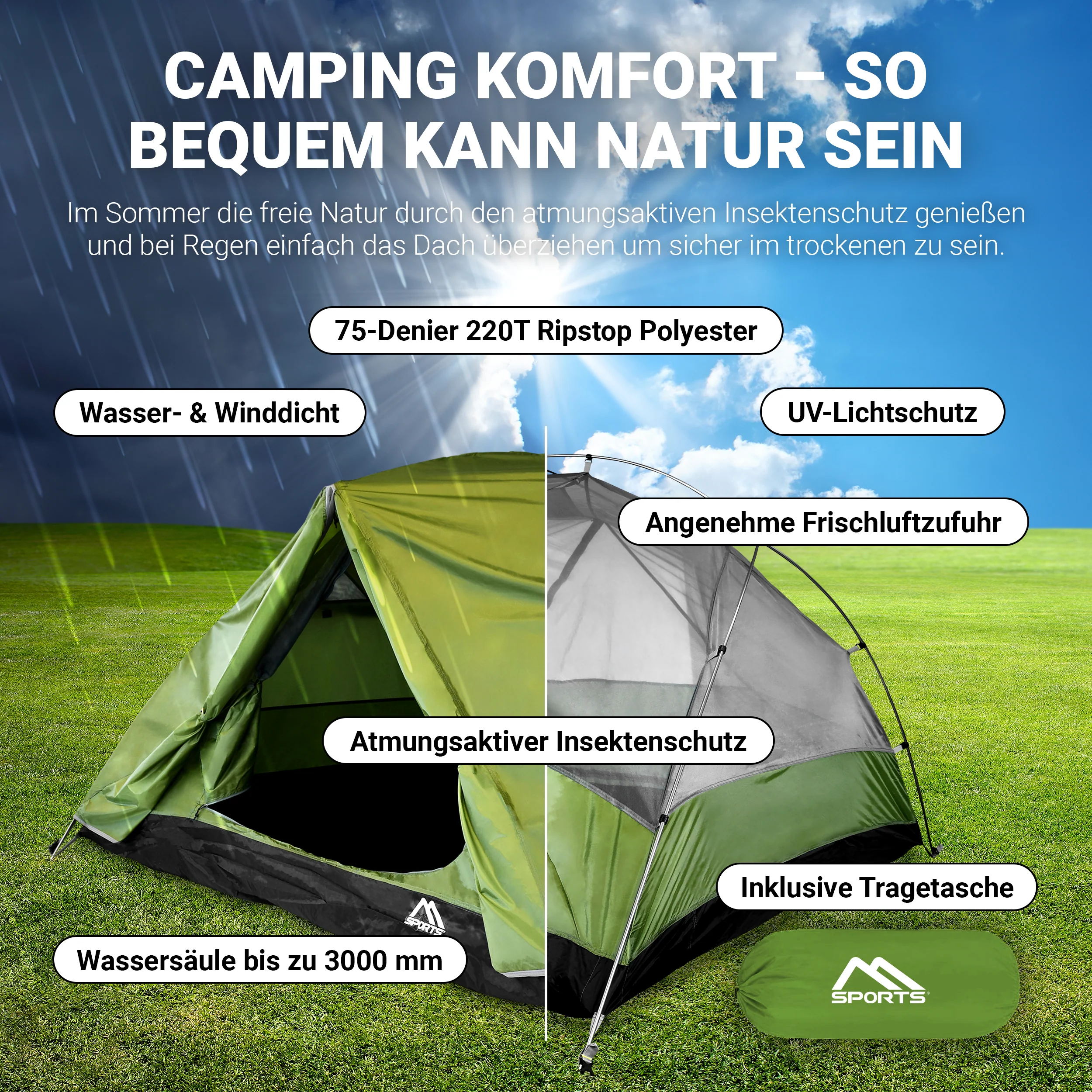 2025 Camping-Set Gr��n Premium