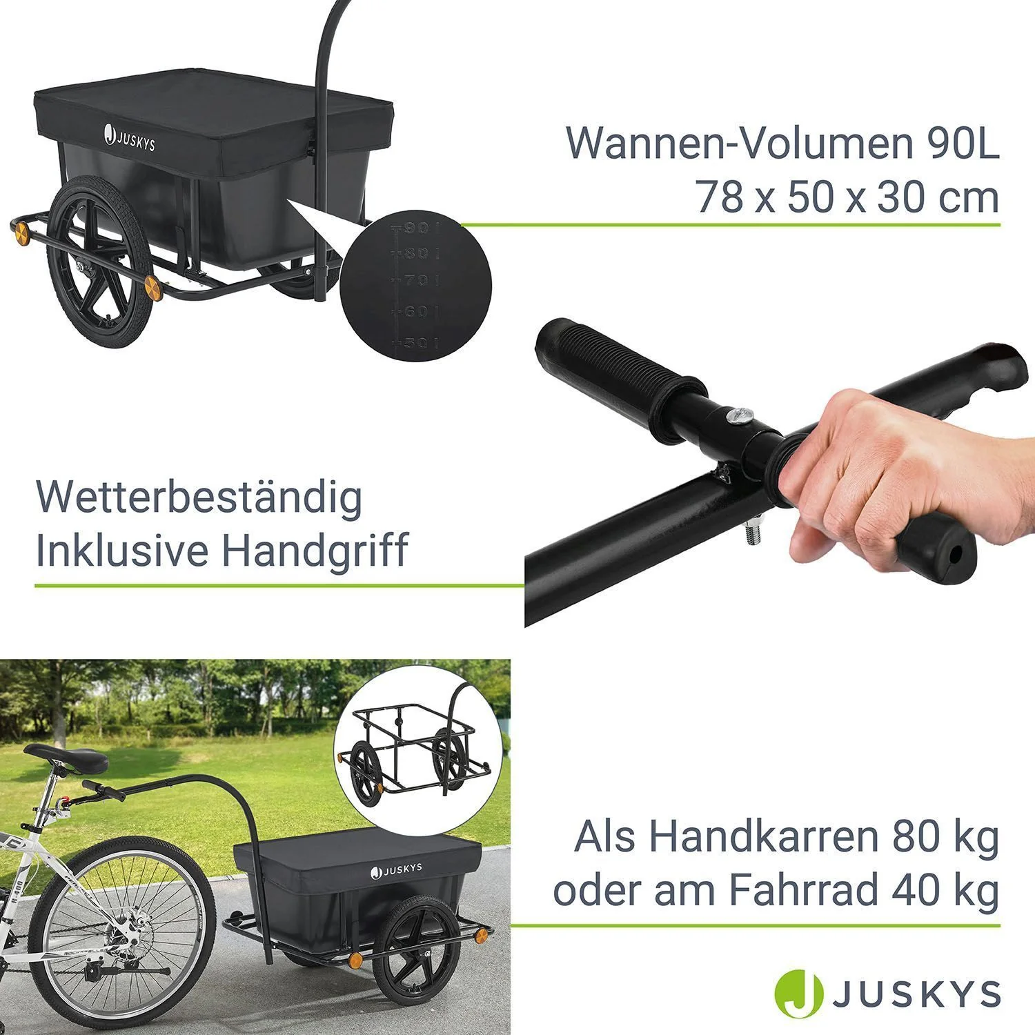 2025 Transportanh?nger / Fietskar 90 Liter
