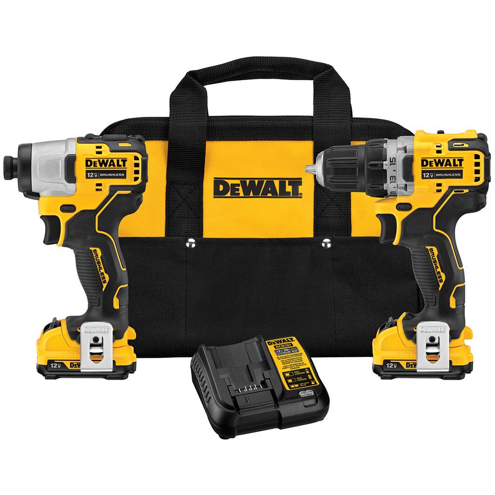 2025 DeWALT DCK221F2 12V MAX XTREME Combo Boor- en Klopboormachine Set zonder Borstels