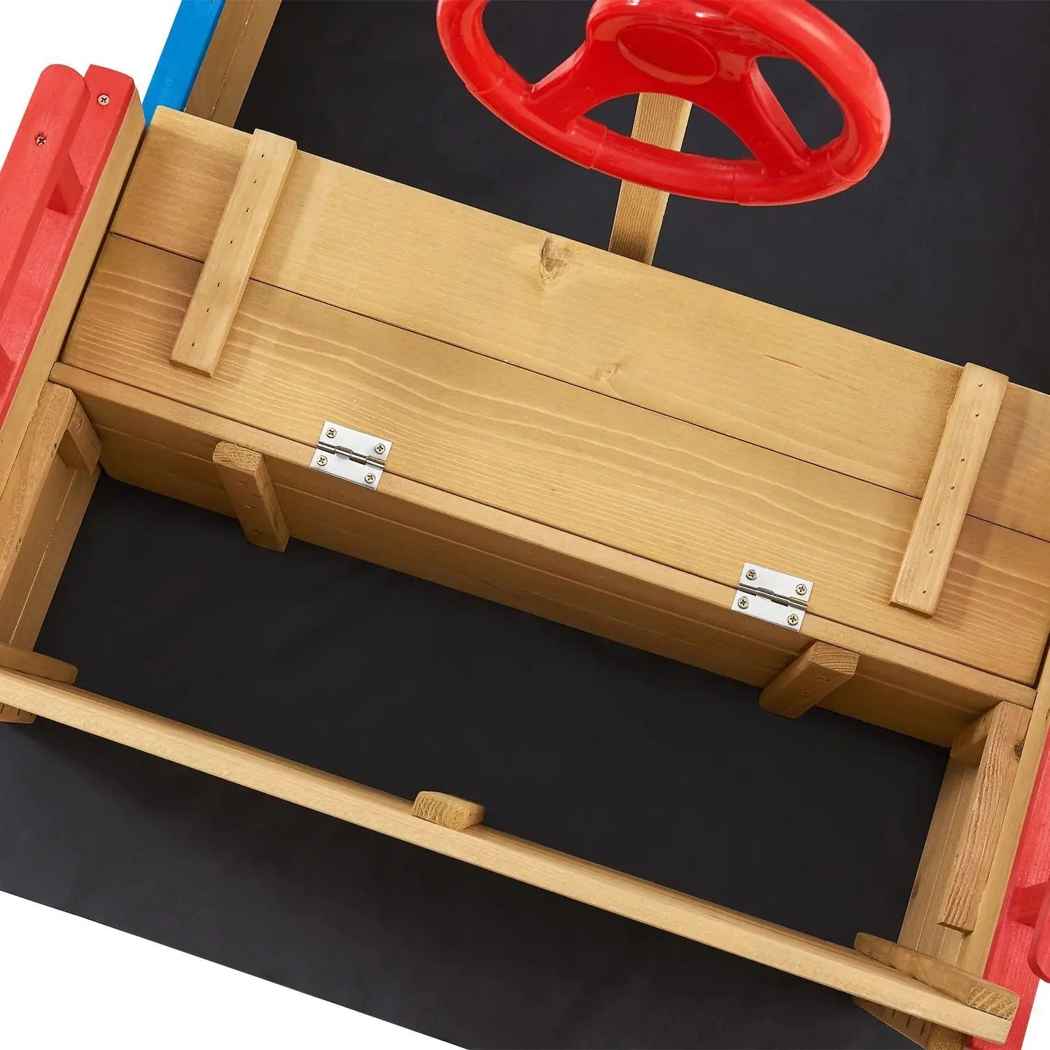 2025 Sandkasten K?pt��n Pit - Piratenschiff Boot aus Holz