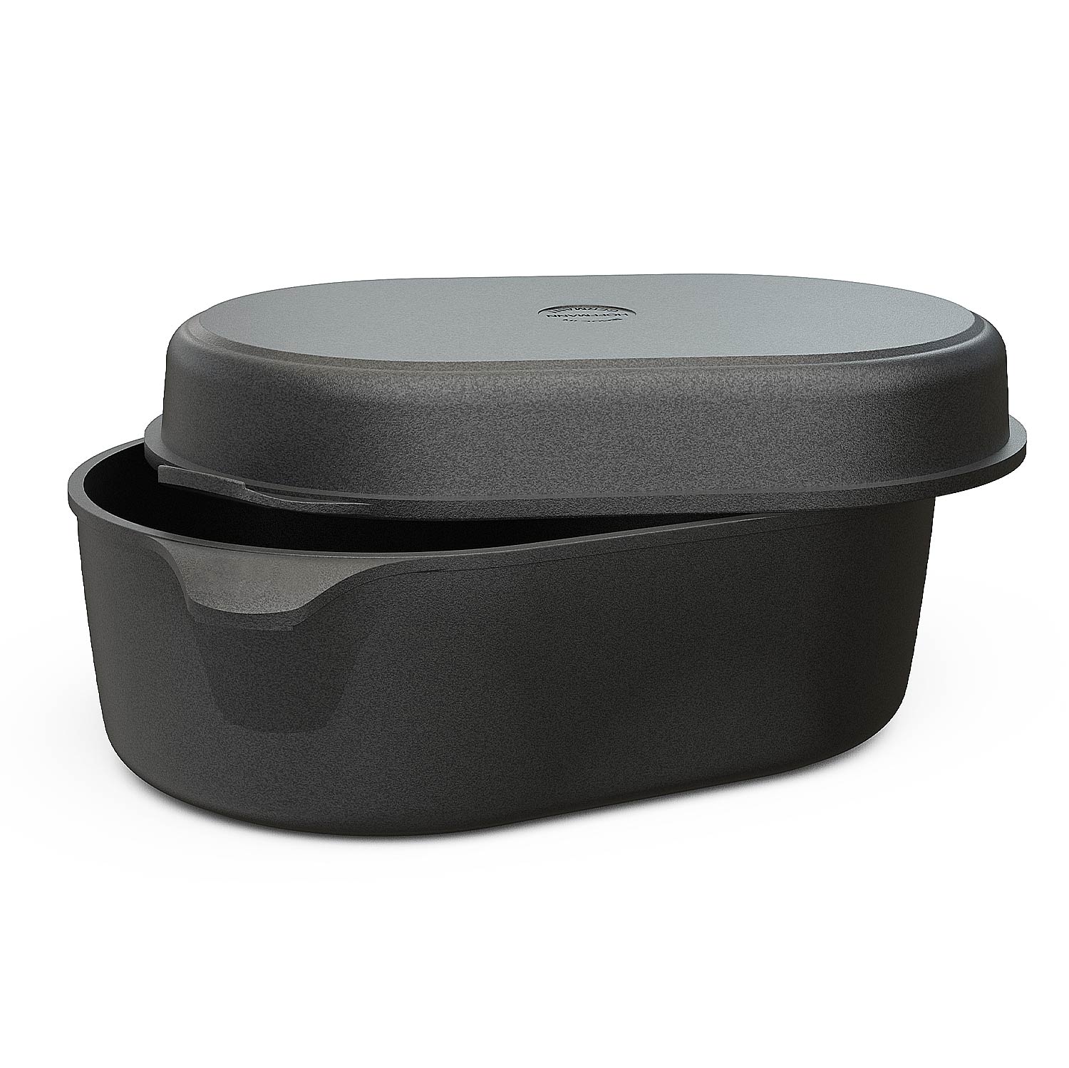 2025 Grote braadpan 2in1 - 39,2 x 26,3 cm met deksel