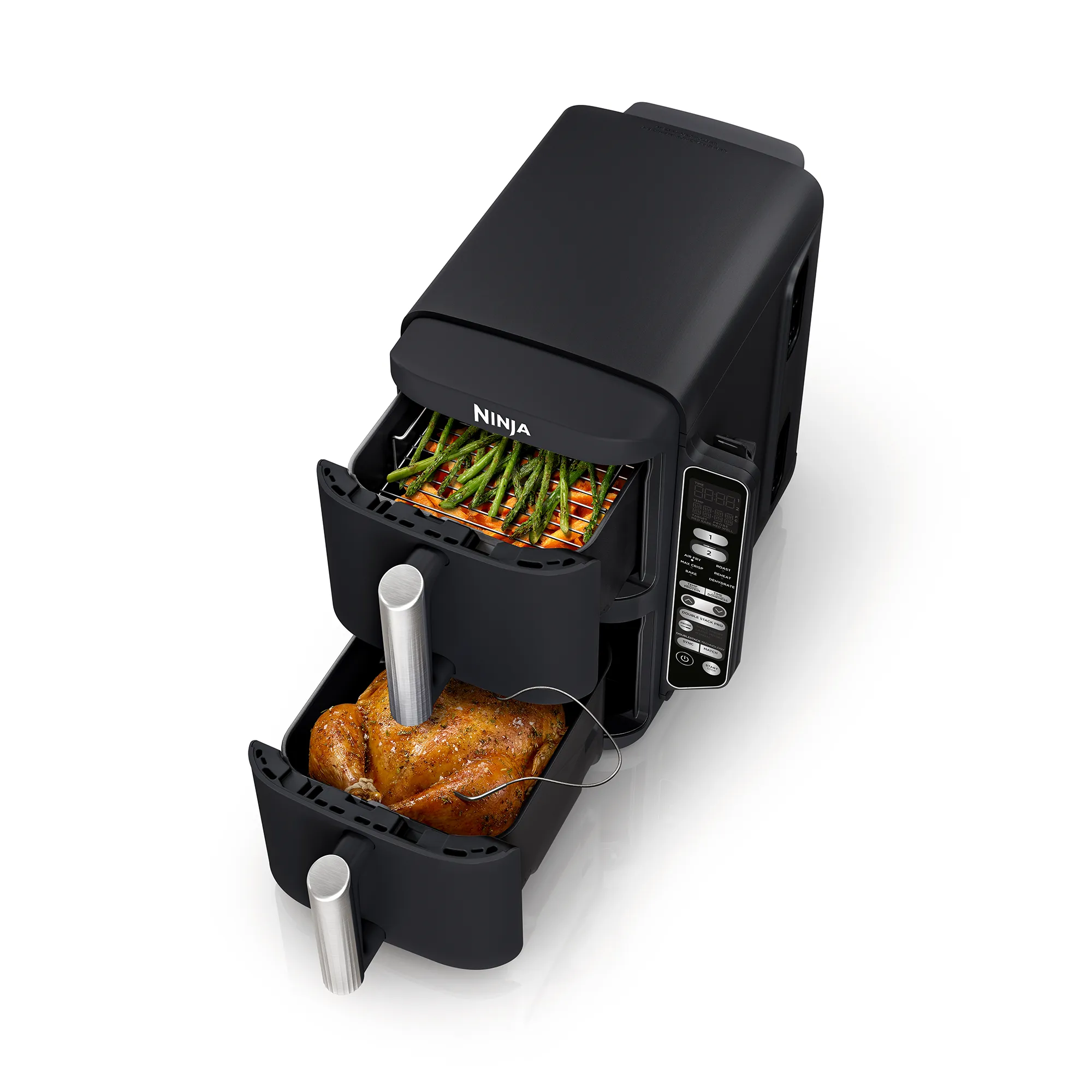 2025 Ninja DoubleStack? XXXL Smart 9,5L Airfryer met 2 Lades