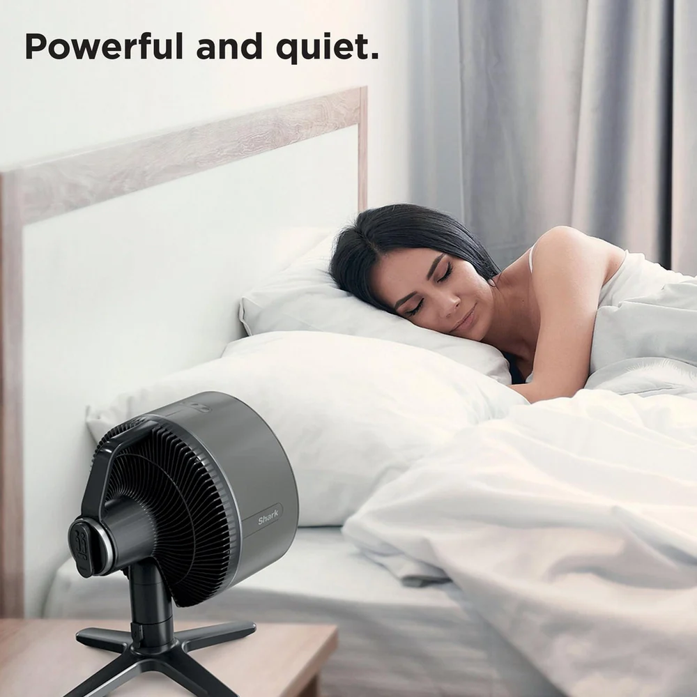 2025 Shark FlexBreeze TableMate FA150UK Tafelventilator voor Binnen en Buiten �C Hoge Snelheid �C Winter Fog