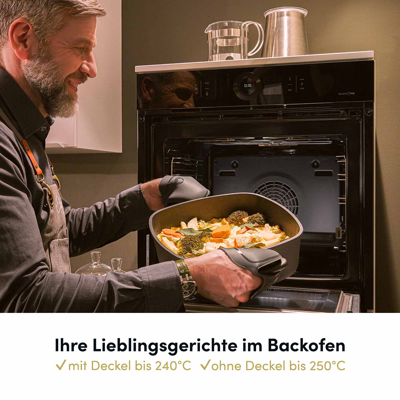 2025 Vierkante Braadpannen 28x28 cm I Optionele deksel