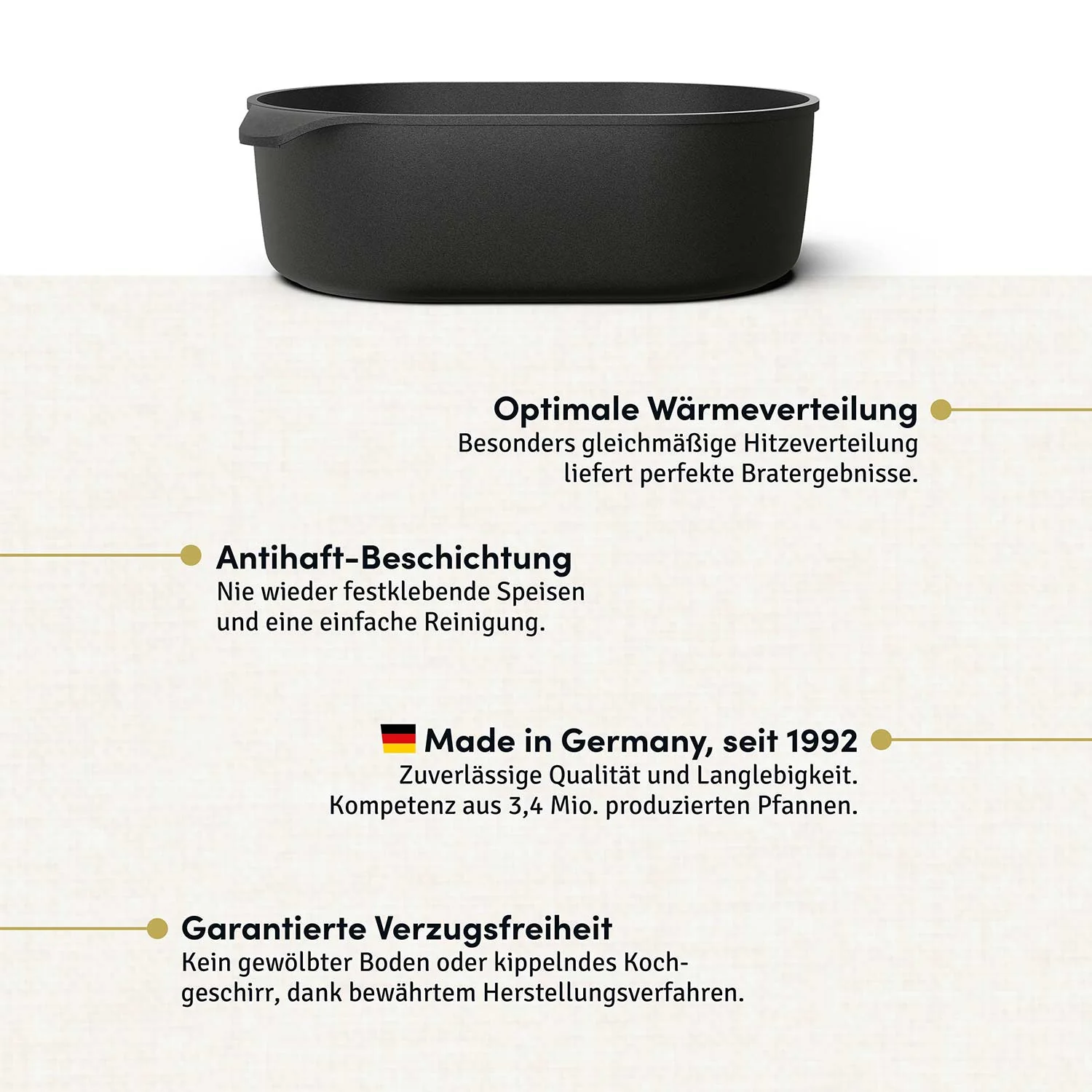2025 Grote Braadpan 39,2 x 26,3 cm I Deksel optioneel