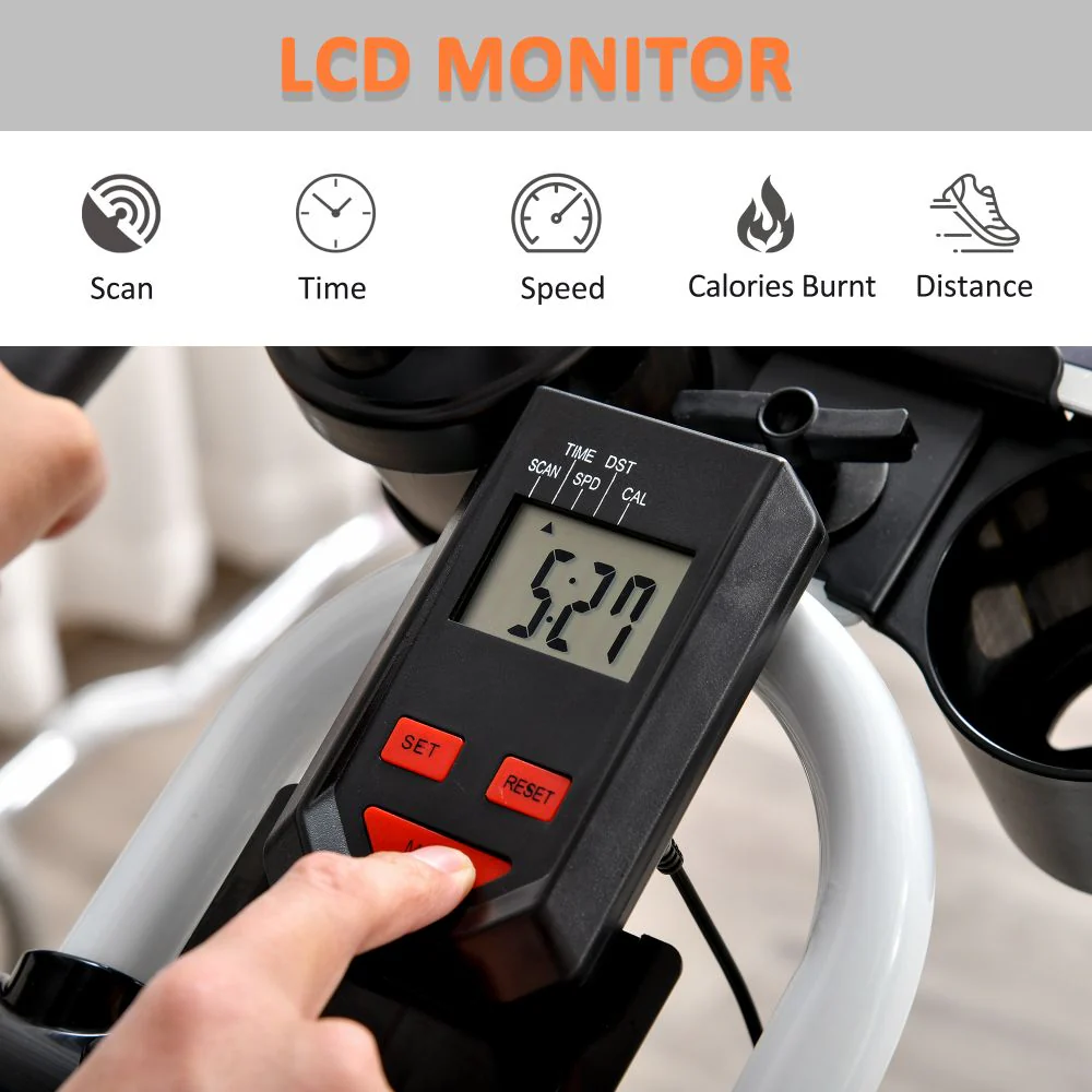 2025 HOMCOM Hometrainer met 8kg Vliegwiel