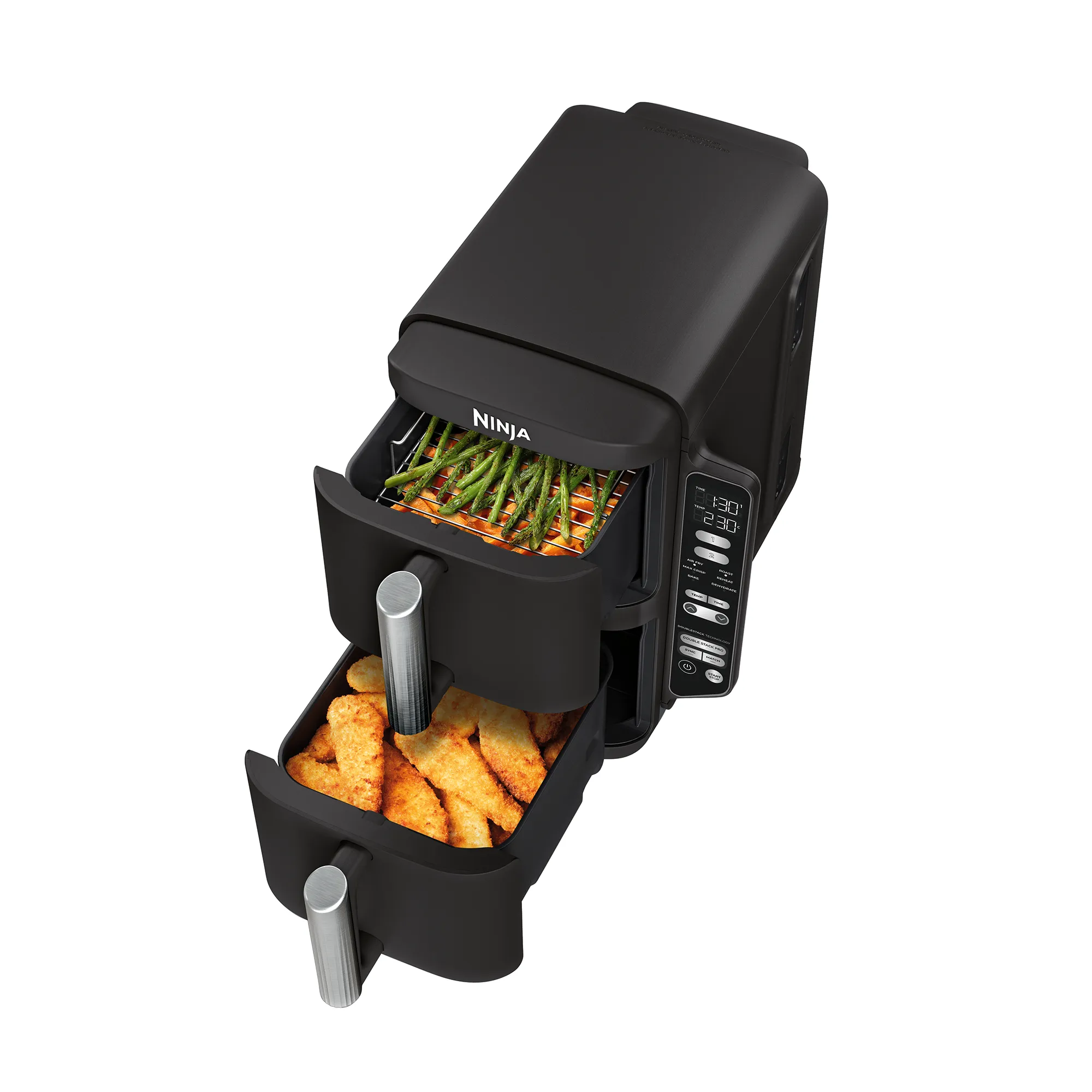 2025 Ninja DoubleStack? XXL 7,6L Airfryer met 2 Lades