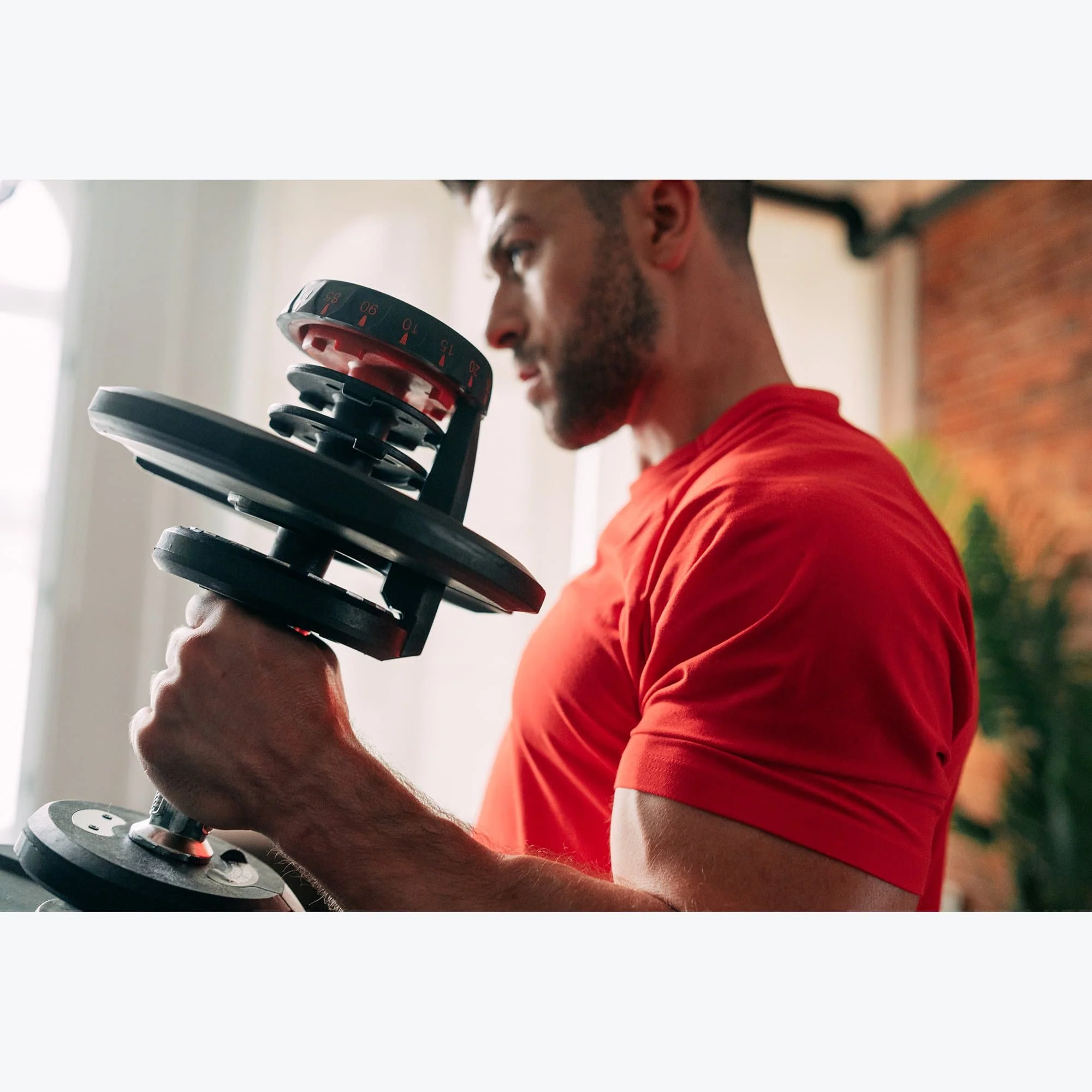 2025 Montreal Verstelbare Dumbbells, 4,5-40,8 kg �� Vervang 34 Individuele Dumbbells met Directe Gewichtaanpassing