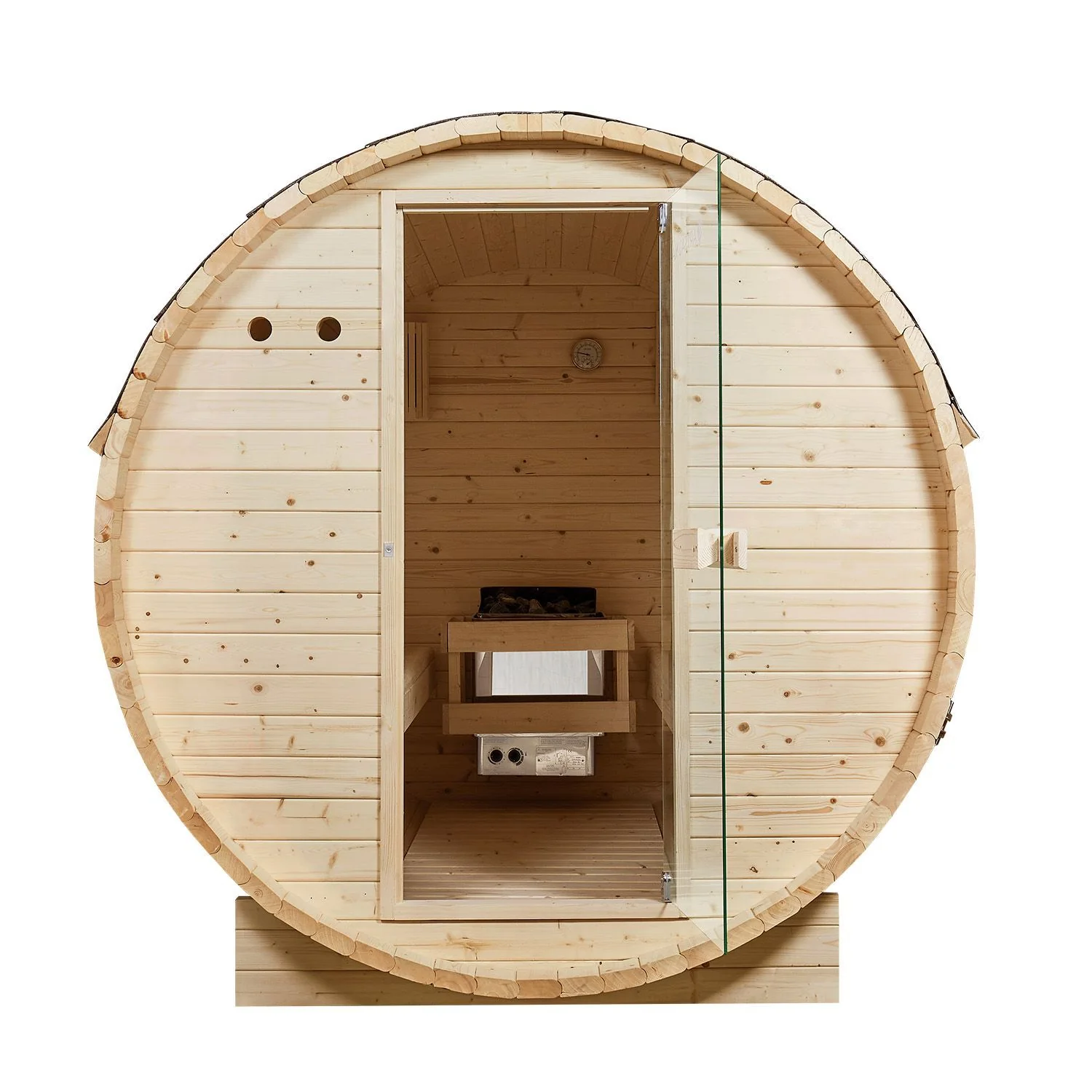 2025 Fasssauna Spitzbergen met saunaoven