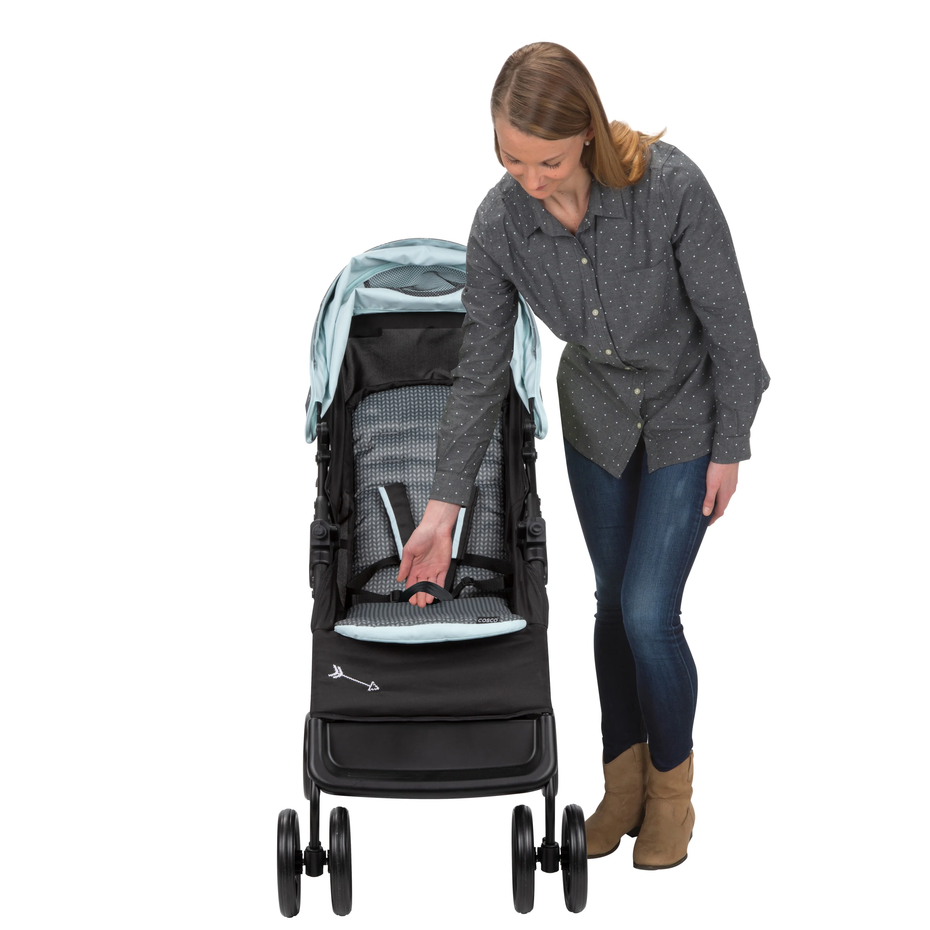 2025 Cosco Kids Lift & Stroll DX Reissysteem, grijze pijlen, voor peuters, unisex