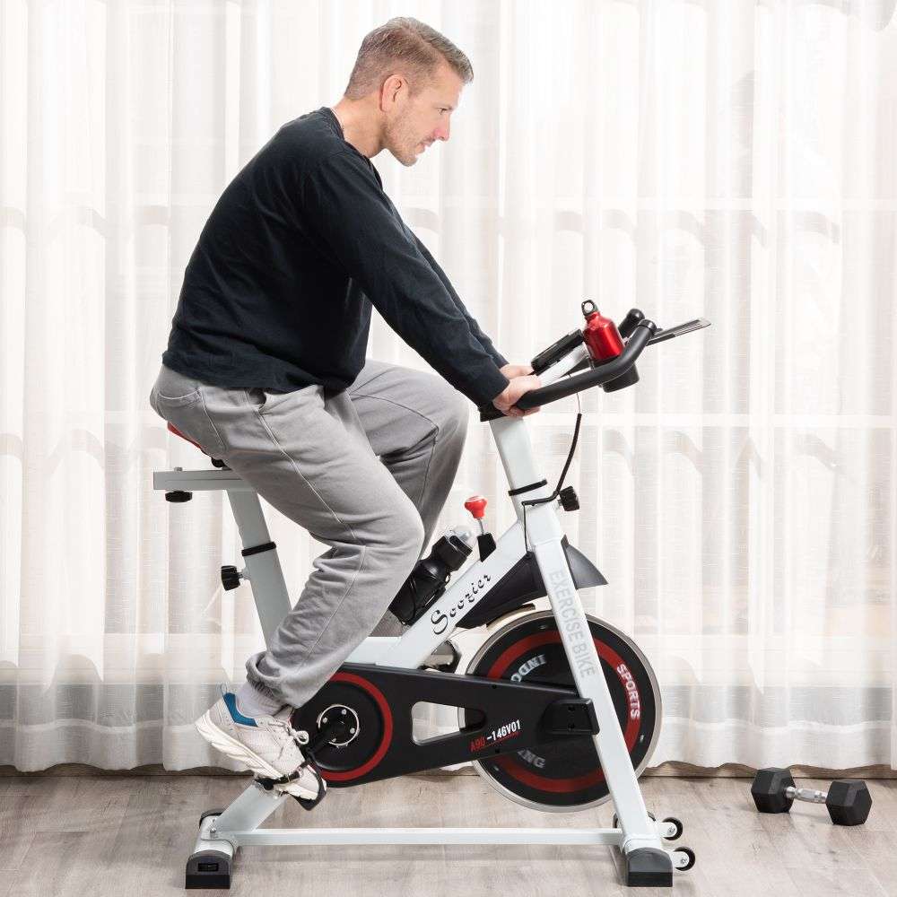 2025 HOMCOM Hometrainer met 8kg Vliegwiel