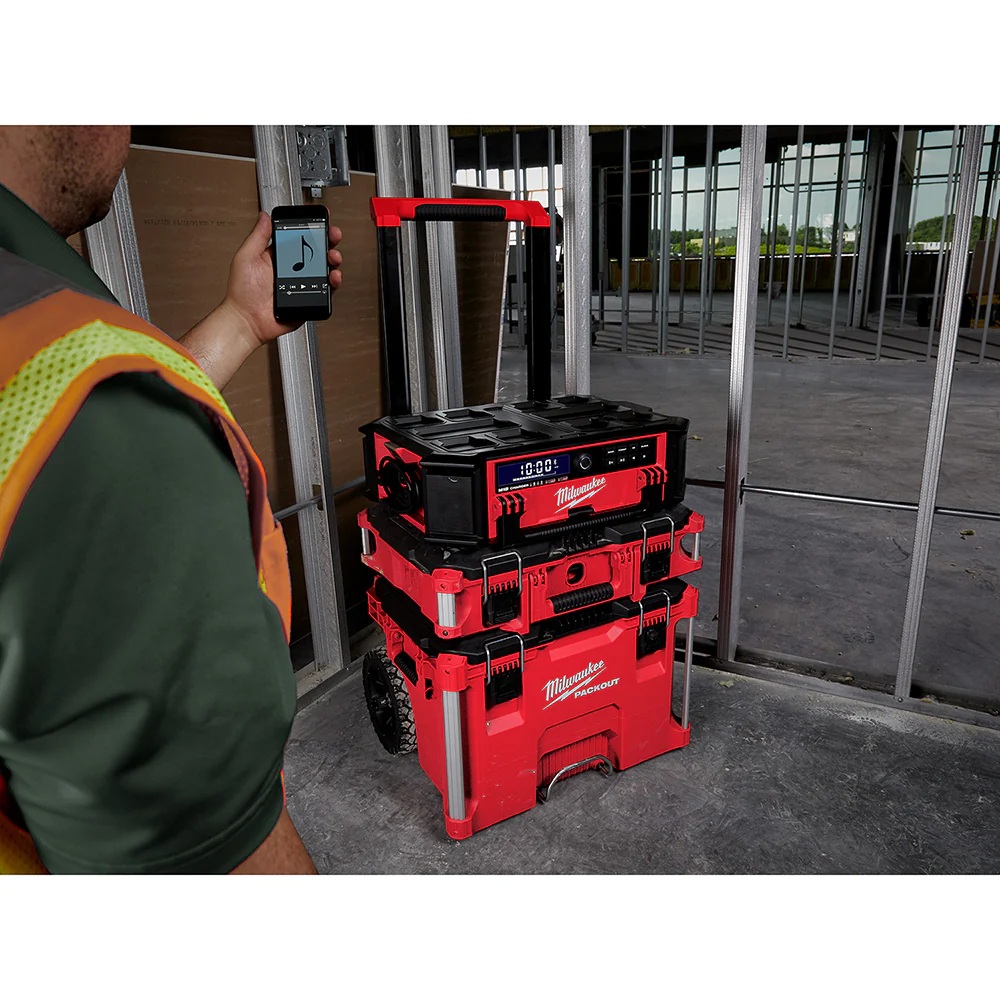 2025 Milwaukee 2950-20 Radio Bluetooth 18V voor de Werkplek - Alleen Gereedschap