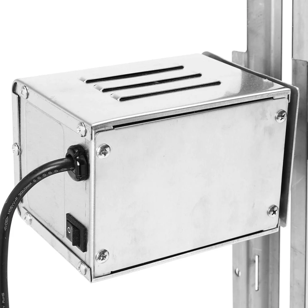 INTSUPERMAI roestvrijstalen rotisserie-spies met driepoot, elektromotor en capaciteit van 90 lbs voor lam