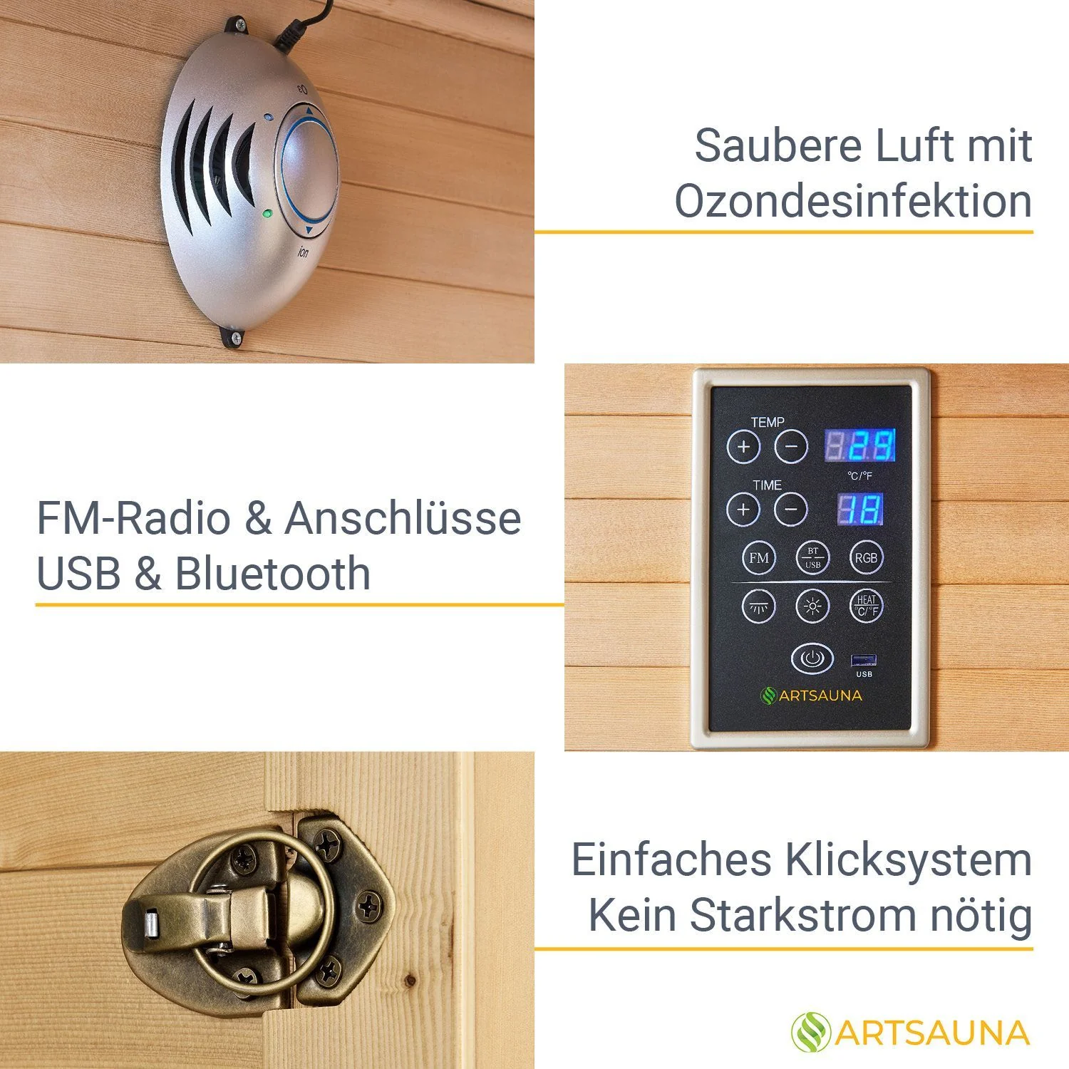 2025 Ruimtebesparende infraroodcabine Kiruna90 met dual-technologie