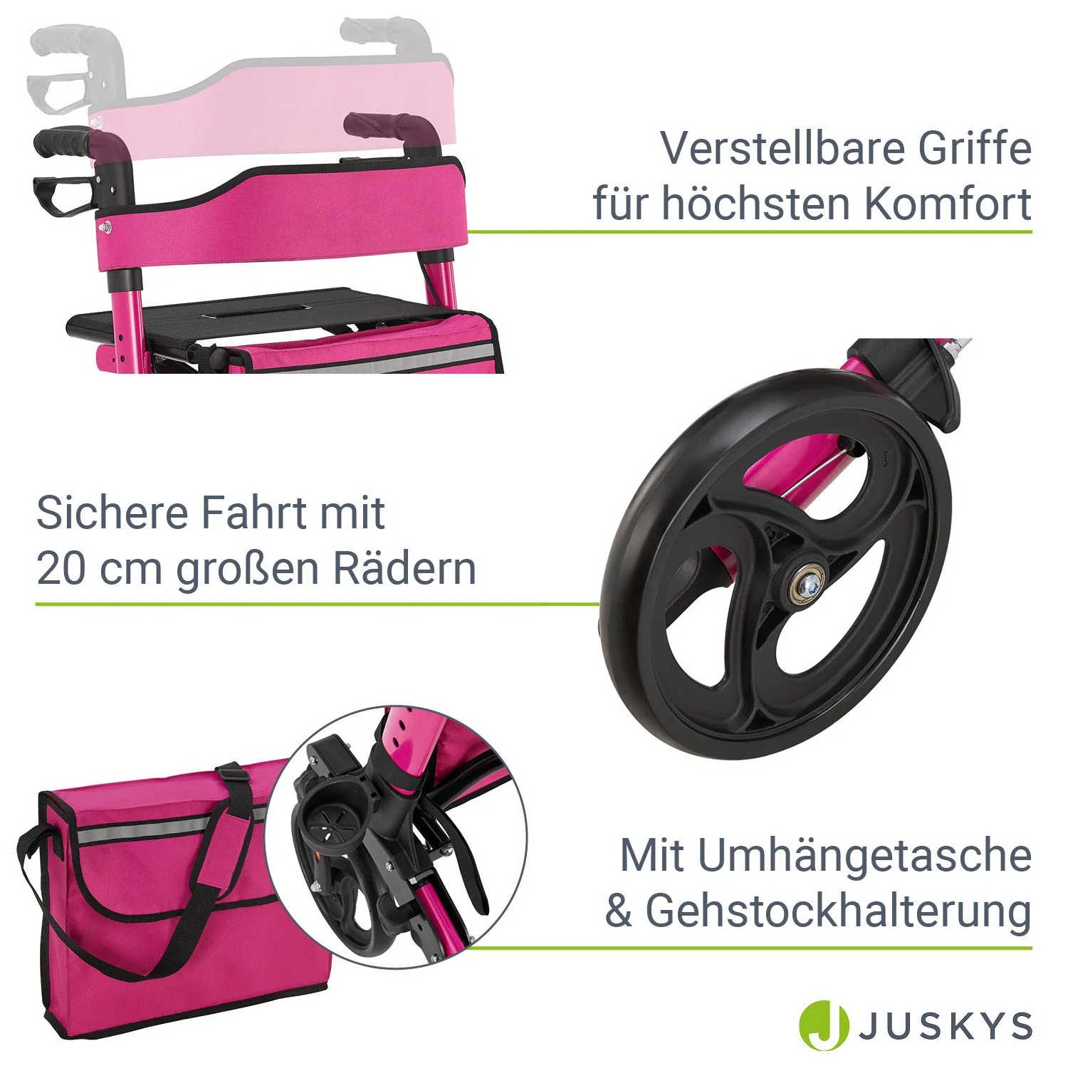 2025 Aluminium rollator Vital met zitje