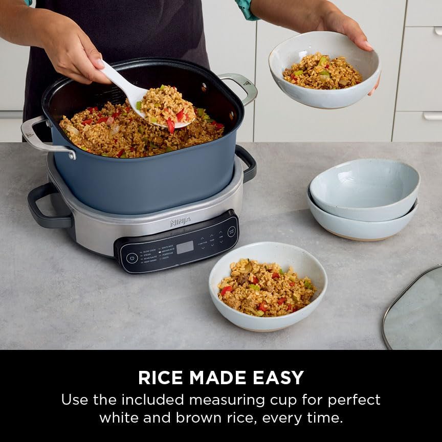 2025 Ninja Foodi PossibleCooker 8-in-1 Slowcooker en rijstkoker 6L �C Midnight Blue