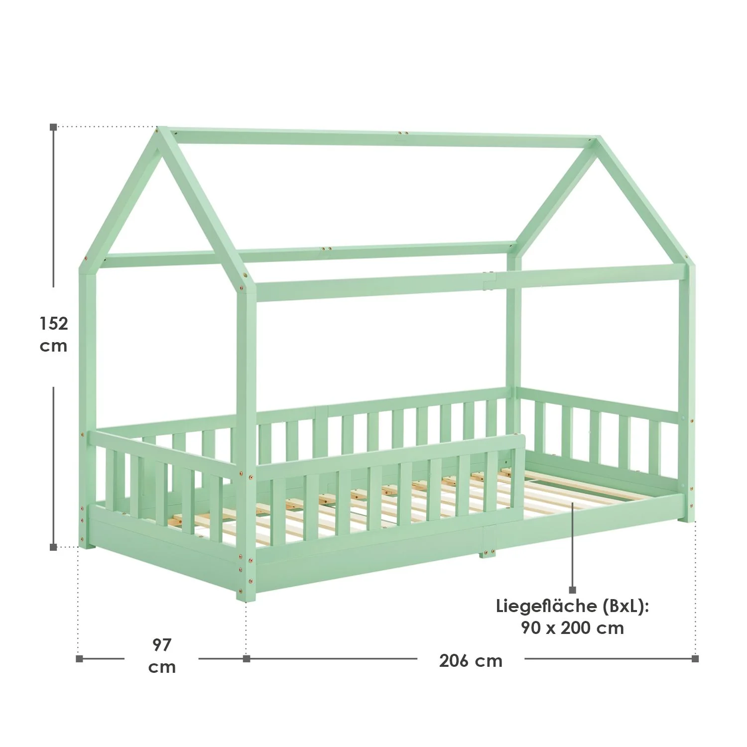 2025 Kinderbed Marli 90 x 200 cm