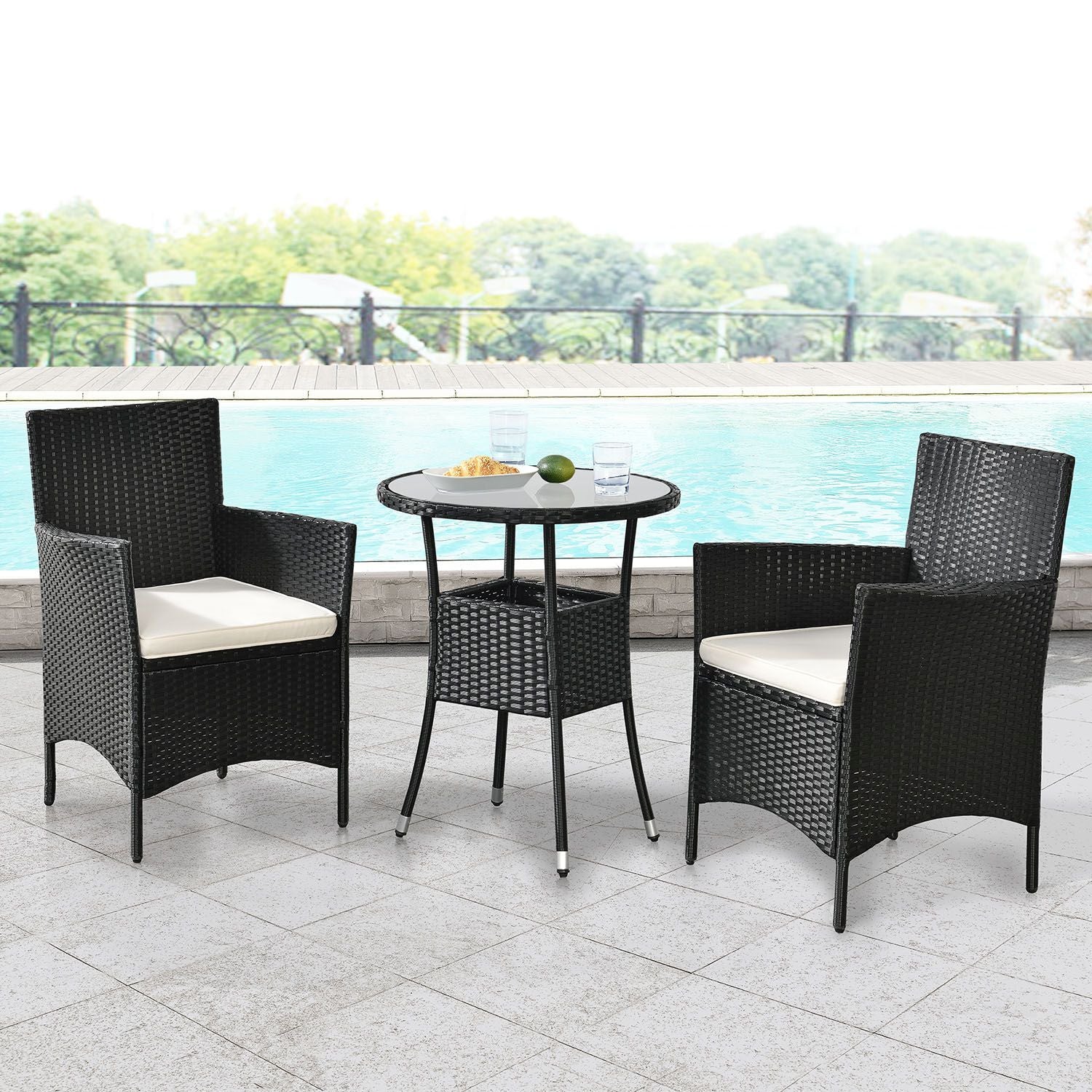 2025 Polyrattan Balkon Set Bayamo