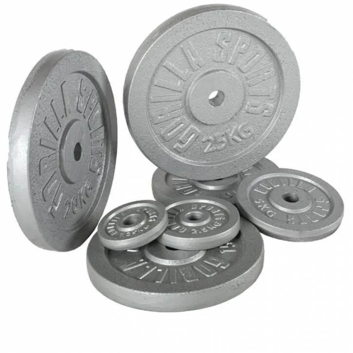 2025 Kurzhantelset Gusseisen 30 kg Silber