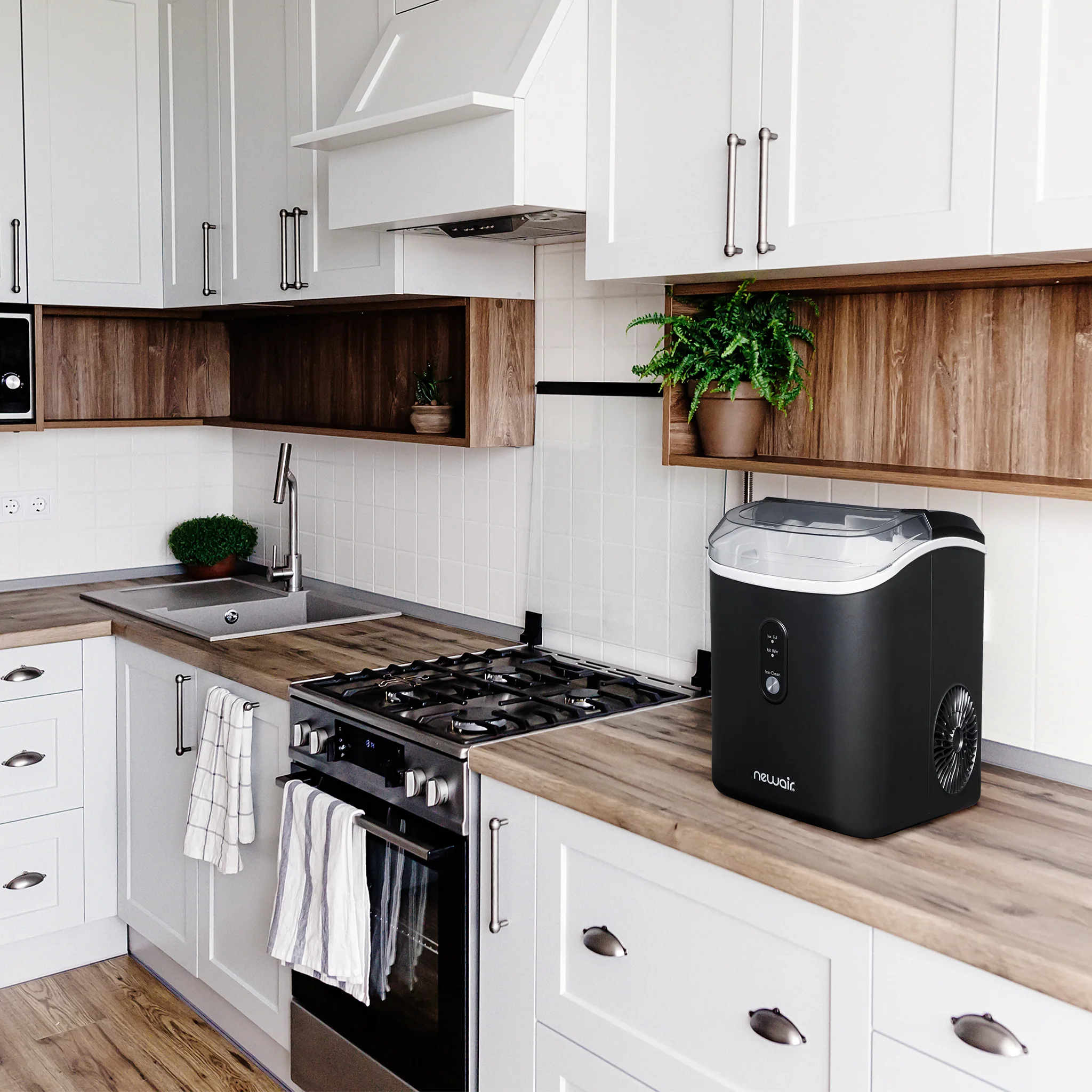 2025 Newair? Bovenblad Ijsmachine, Nugget Ijs, 33 lbs/dag