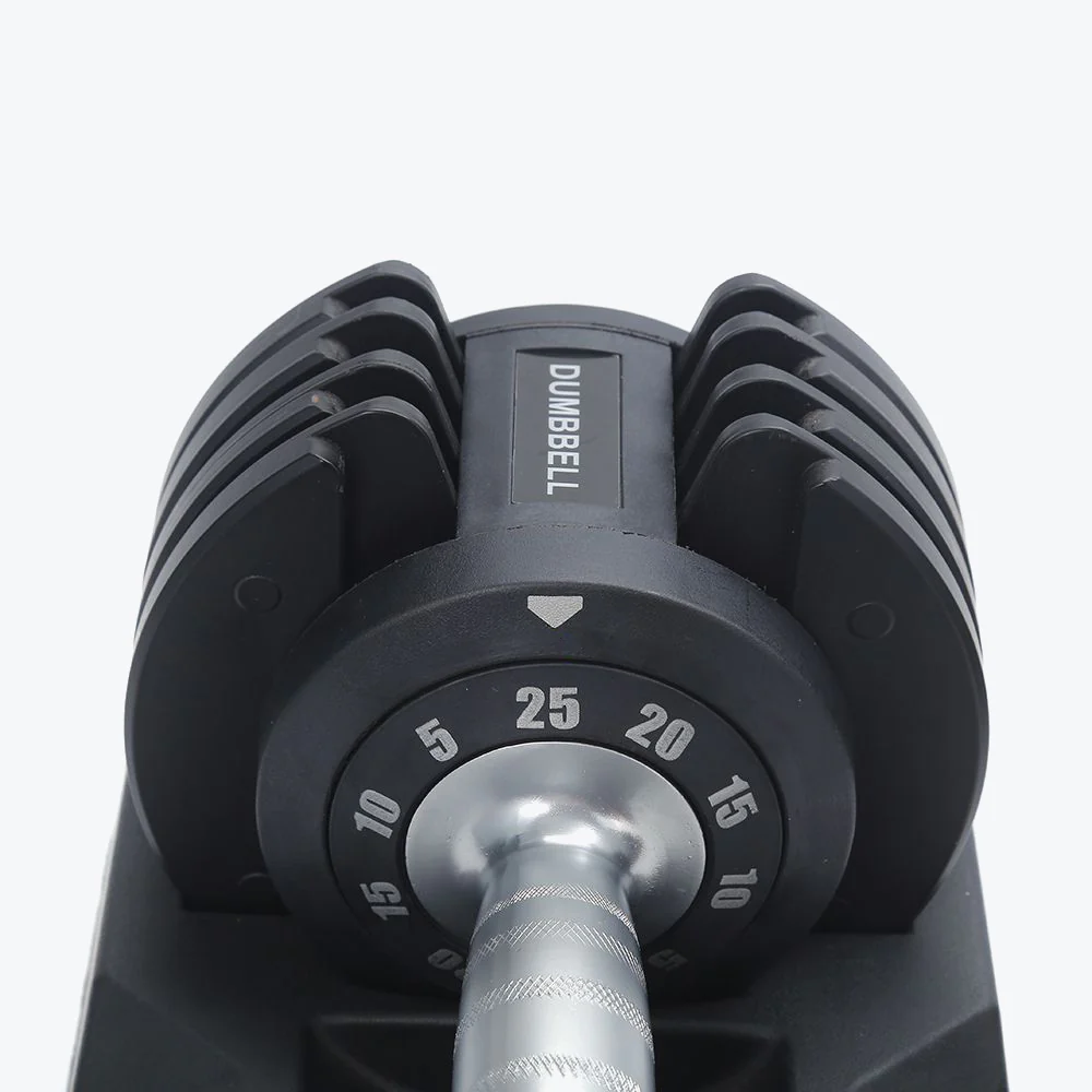 2025 Compacte Verstelbare Dumbbells 2,3-11,3 kg �C Duurzame Gietijzeren Dumbbells met Draai- en Vergrendelmechanisme voor Veelzijdige Thuistraining