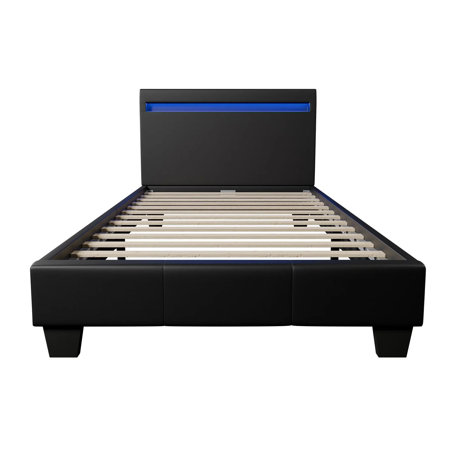 2025 Rustgevend slapen in het gestoffeerde bed Verona 120x200 cm in wit