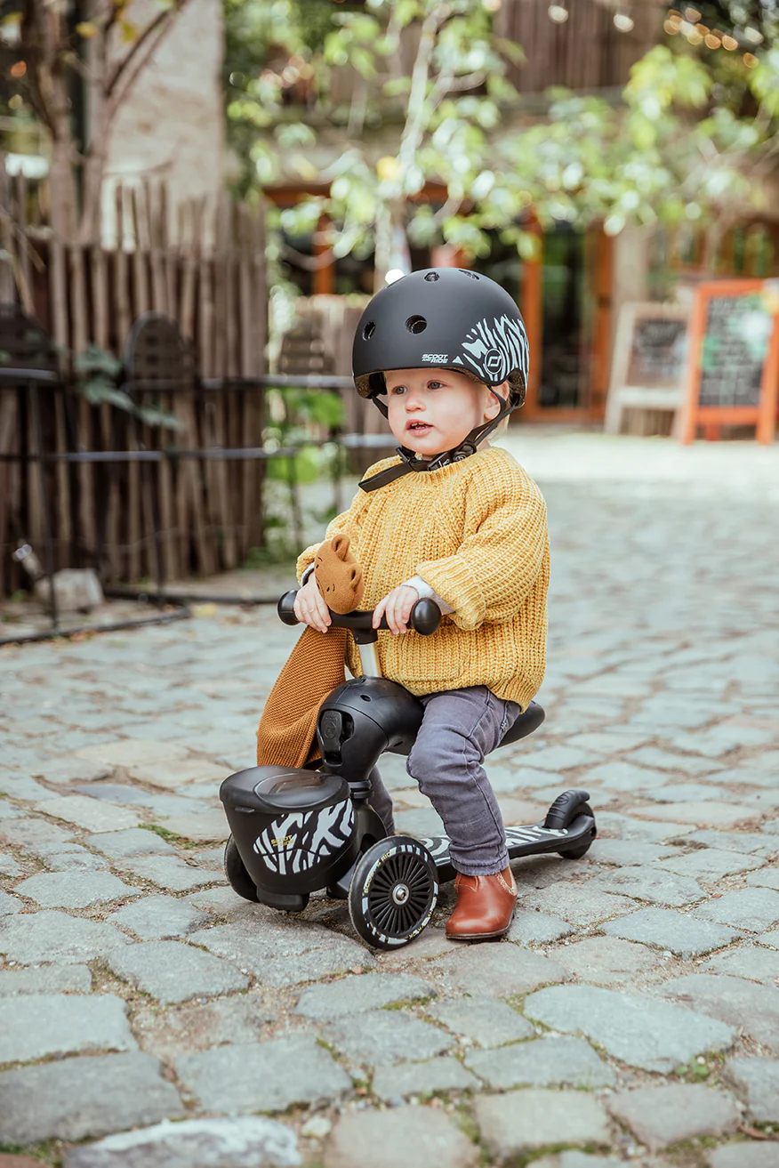 2025 Scoot & Ride Highwaykick 1 Lifestyle �C 2-in-1 loopfiets en step met zitje voor kinderen van 1 tot 5 jaar