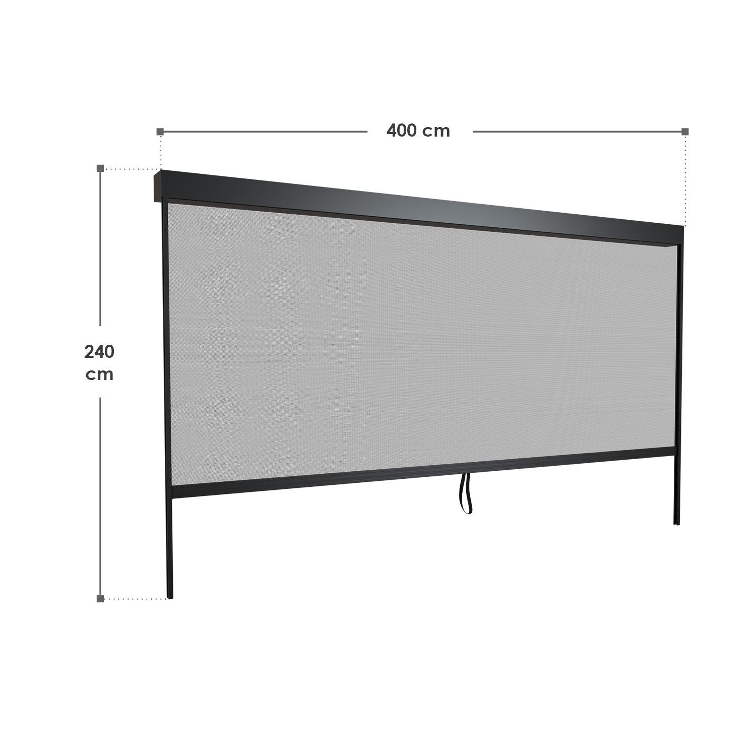 2025 Seitenwand f��r Lamellendach Tahiti - Zijkant voor Lamellendak Tahiti