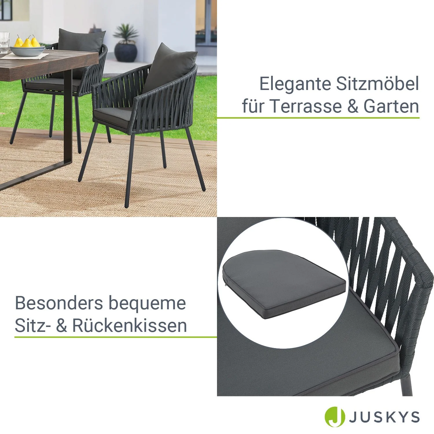 2025 Set van 2 Rope Stoelen