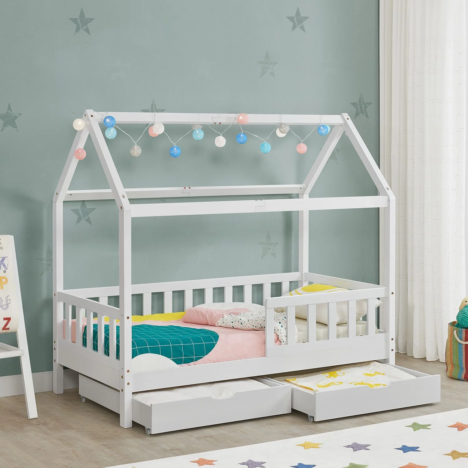 2025 Kinderbed Marli 90 x 200 cm met opberglade