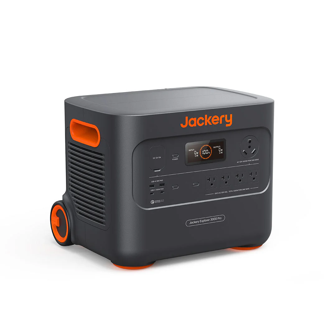 2025 Jackery Explorer 3000 Pro Draagbare Energie Station �C 3024Wh Lithium-ion Batterij, 3000W Uitgang, Ultra Snelle Zonne-oplading