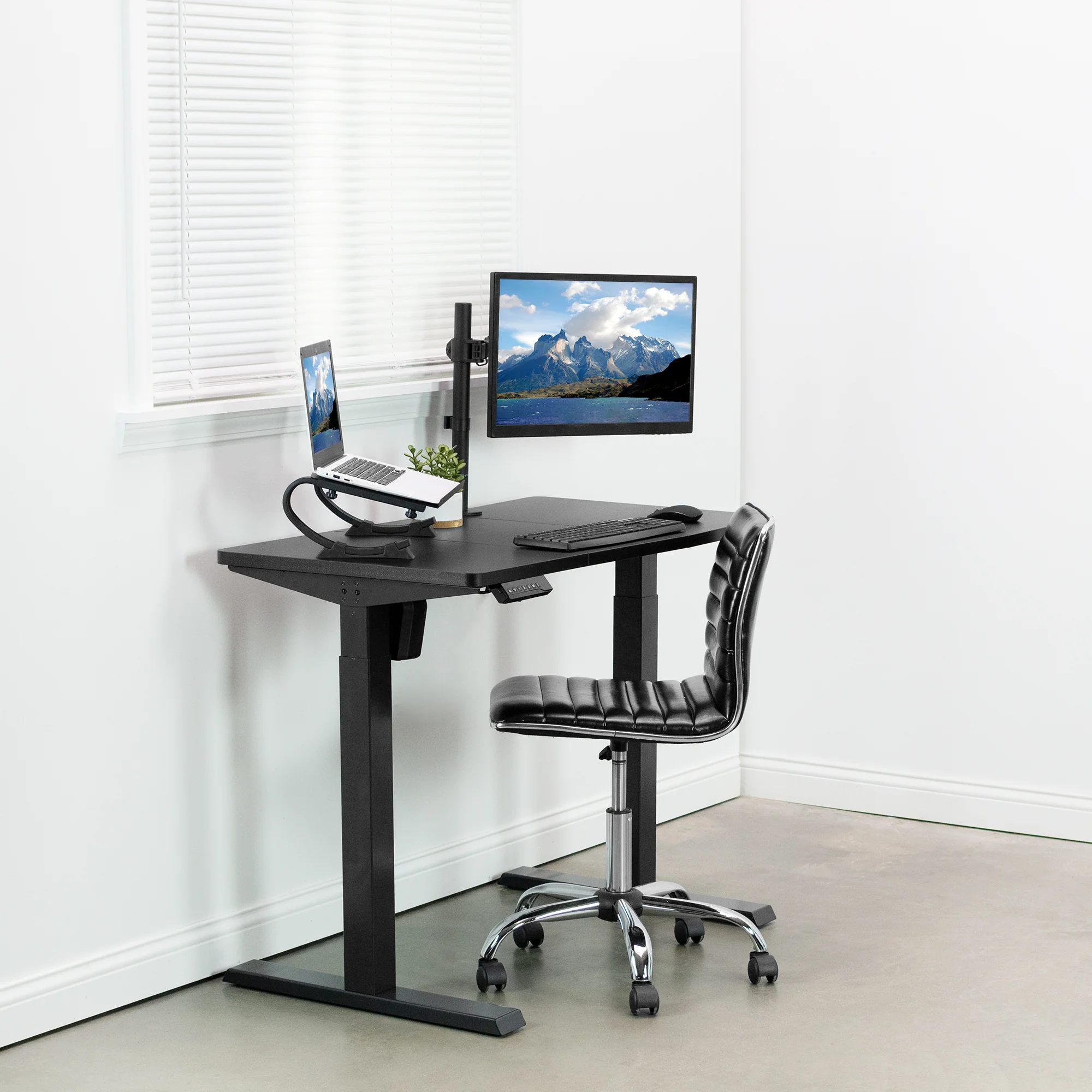Elektrisch Verstelbaar Bureau �C Ergonomische Zit-Sta Werkstation voor Verbeterd Comfort en Productiviteit