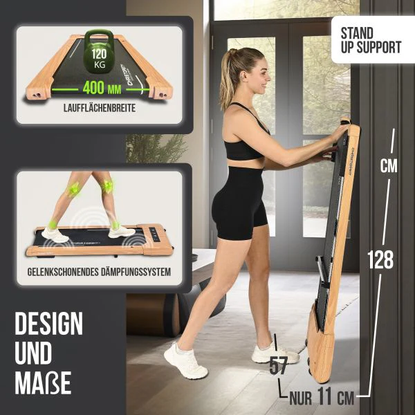 2025 Walking Pad 4.2 �C Elegante loopband in houtdesign (0-6 km/u) met app-compatibiliteit