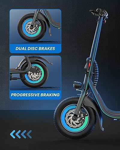 2025 Elektrische scooter met zitplaats, krachtige 450W motor, actieradius tot 35 km (ca. 22 mijl)