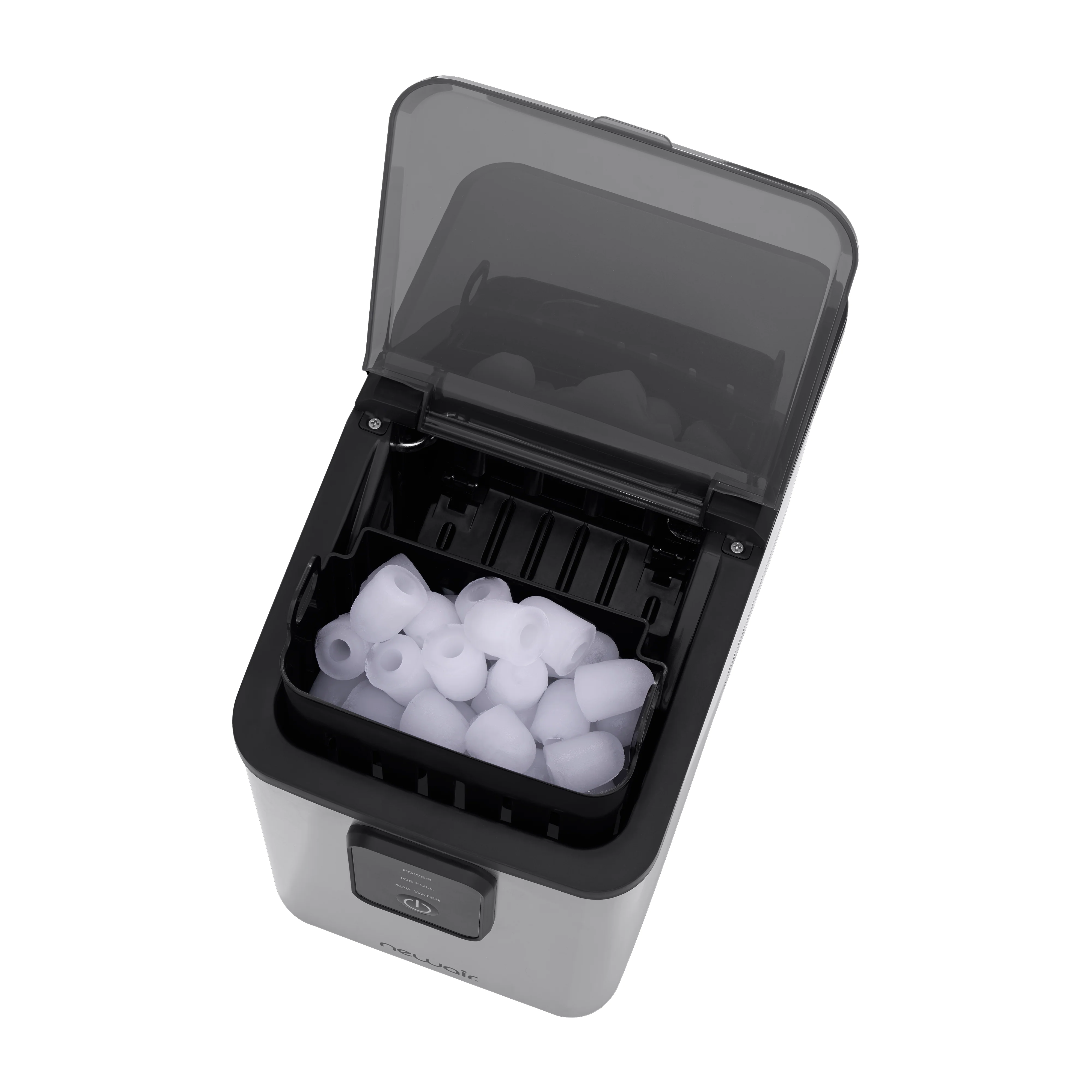 2025 Newair? Mini Kogelijsmaker, Roestvrijstalen Bovenblad, 26 lbs/dag