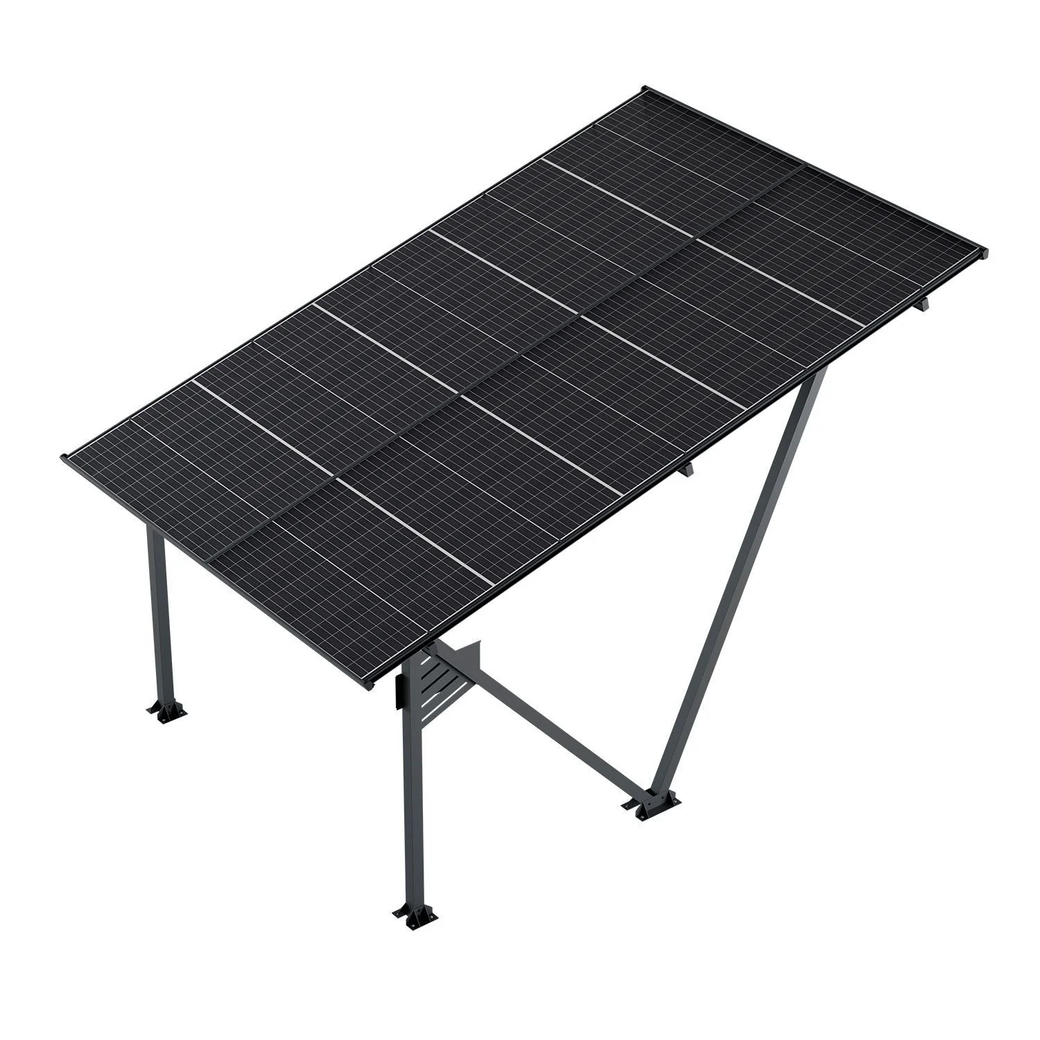 2025 Solarcarport Gestell SunLuxe - 4100 Watt �C Zonnecarport SunLuxe - 4100 Watt