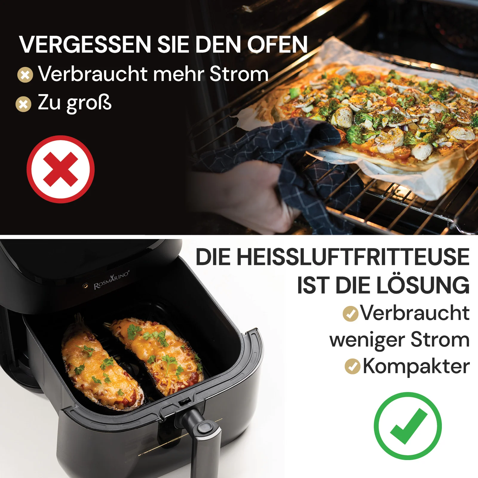 2025 Rosmarino TempSense heteluchtfriteuse �C 6 L