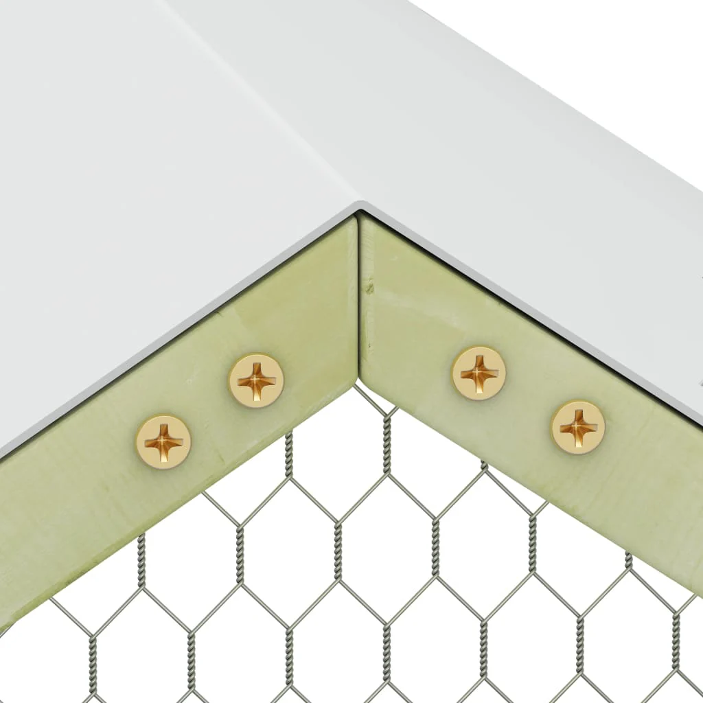2025 Kippenkooi 3 x 1,5 x 2 m Kippenhok Ge?mpregneerd Hout Buitenren Pluimvee Ren