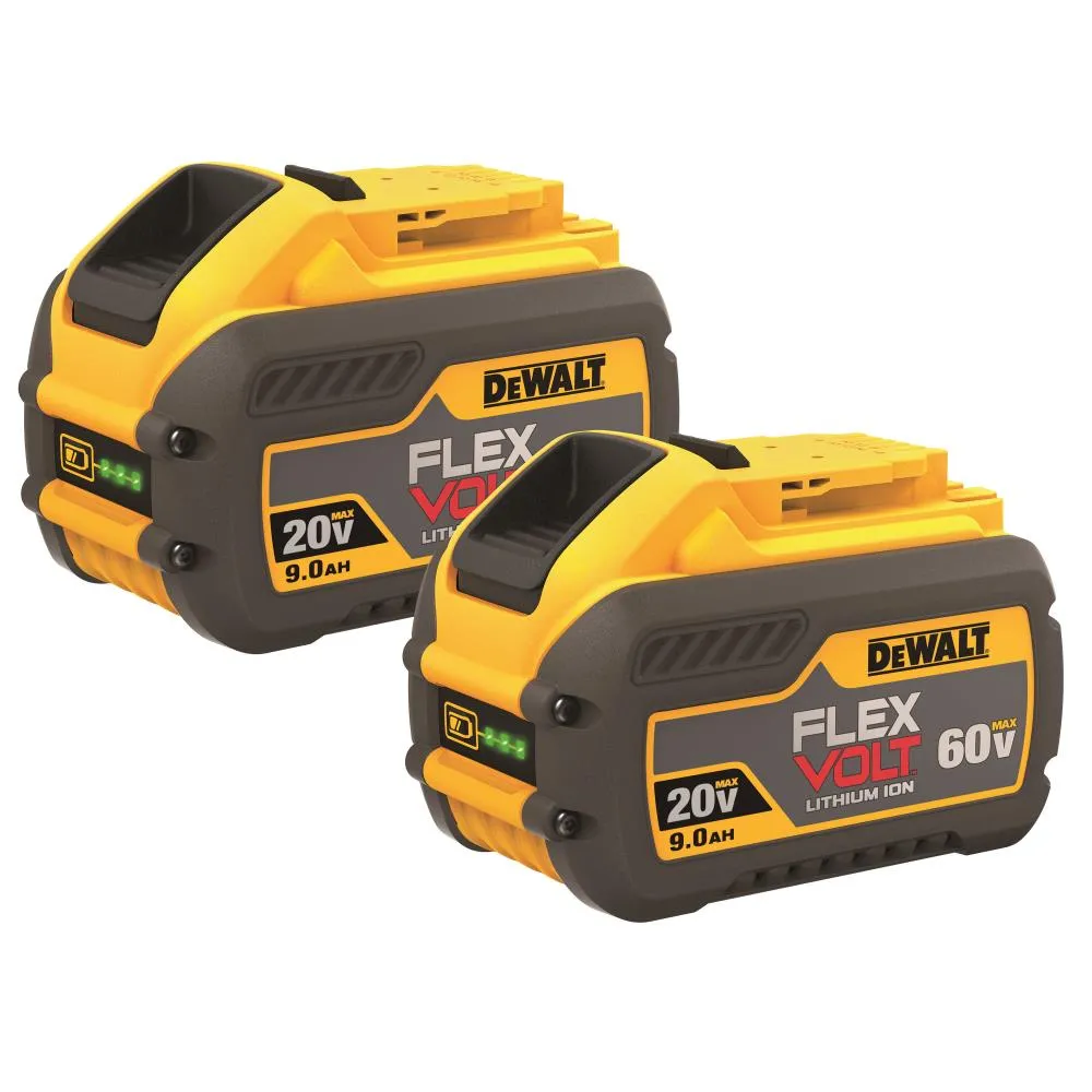 FLEXVOLT Accu 20V / 60V MAX 9,0 Ah (2-pack)