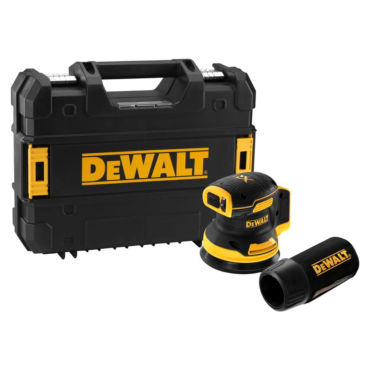 2025 18V accu-excenterschuurmachine (125mm), basisversie (DeWALT DCW210NT-XJ)
