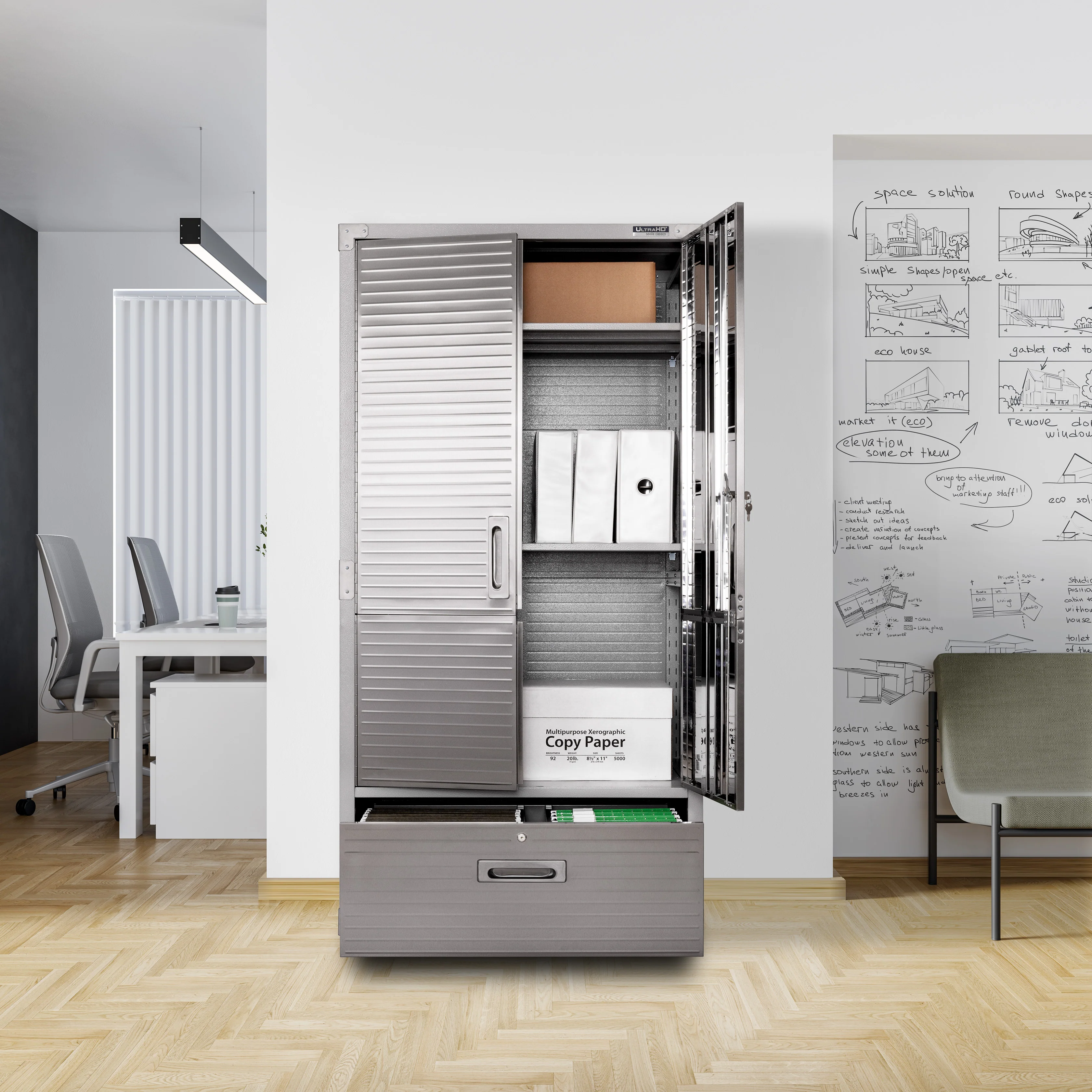 2025 UltraHD? Opslagkast met Onderlaadeurs