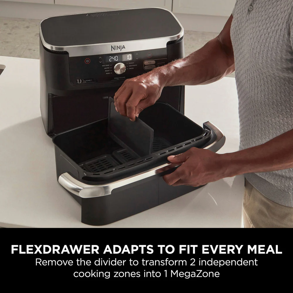 2025 Ninja Foodi FlexDrawer Luchtfriteuse 10,4L Zwart
