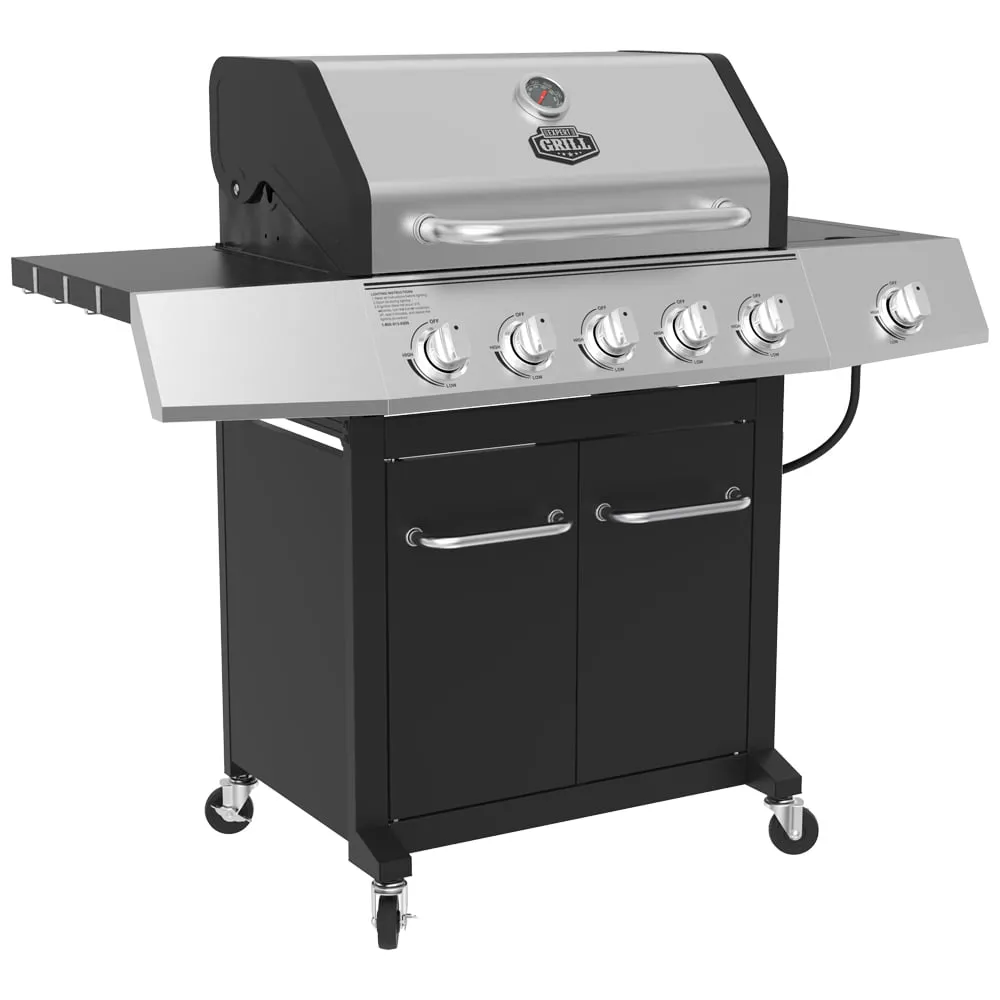 Expert Grill 5-pits propaangasgrill met zijbrander