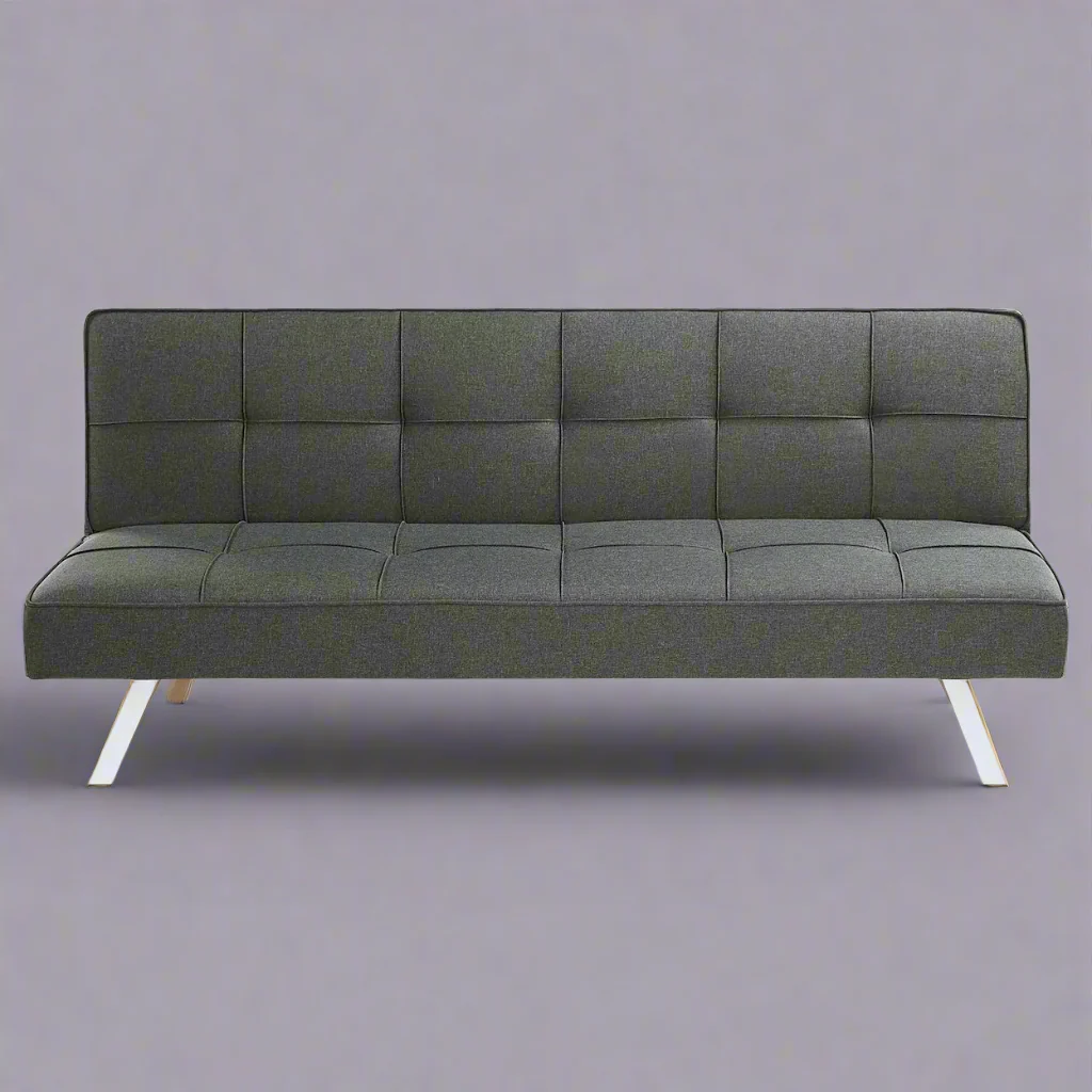 Moderne Slaapbank met Stalen Frame - Converteerbare Bank en Bed voor Kleine Ruimtes