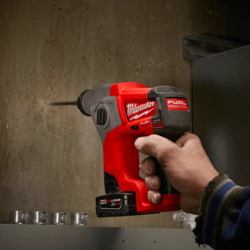 2025 Milwaukee 2416-21XC M12 FUEL 12V SDS-Plus Rotationshamer met 4.0Ah Accu