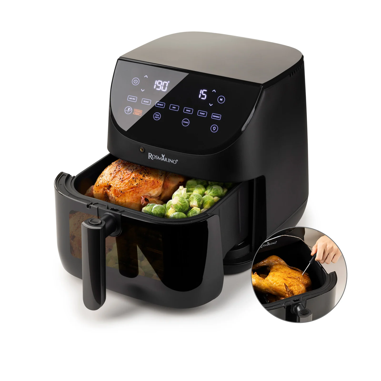2025 Rosmarino TempSense heteluchtfriteuse �C 6 L