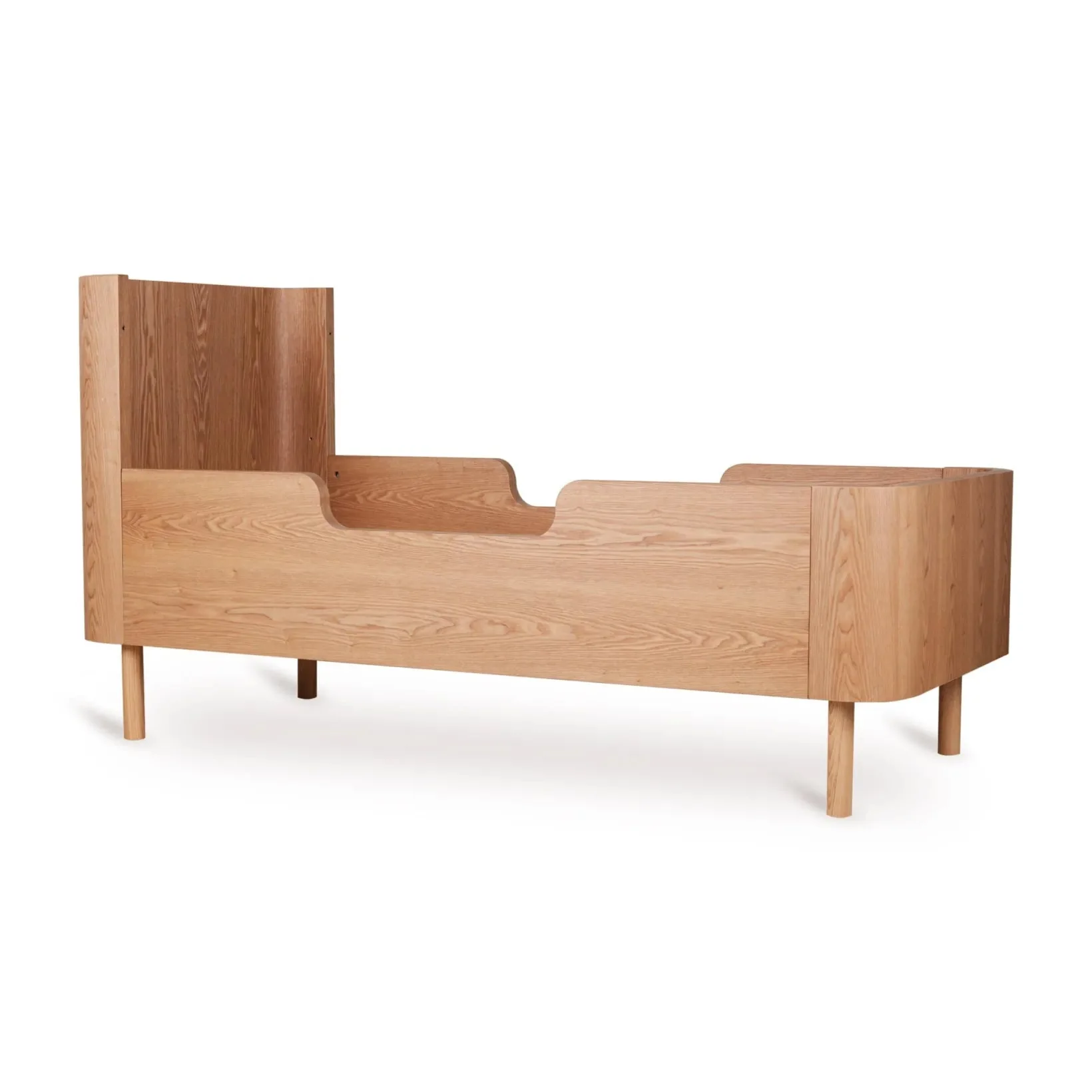 2025 Quax Hai No Ki Junior Kit �C Juniorbed verlenging 170 x 70 cm | Uitbreiding voor 140 x 70 cm bed | FSC-gecertificeerd essen & MDF | Inclusief lattenbodem-uitbreiding, zonder matras